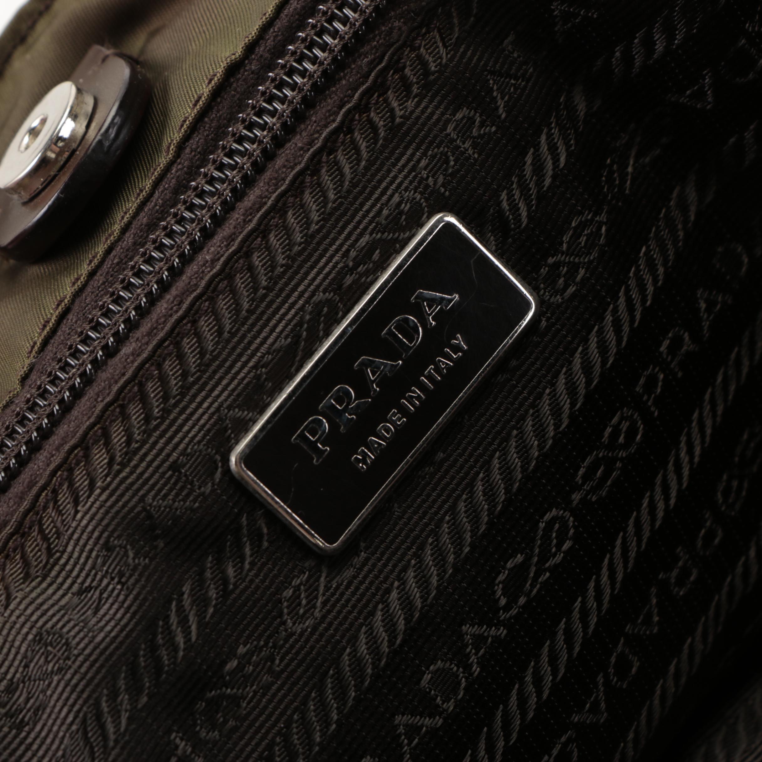 Prada Vela Sport Tote in Tessuta Nylon Bruciato