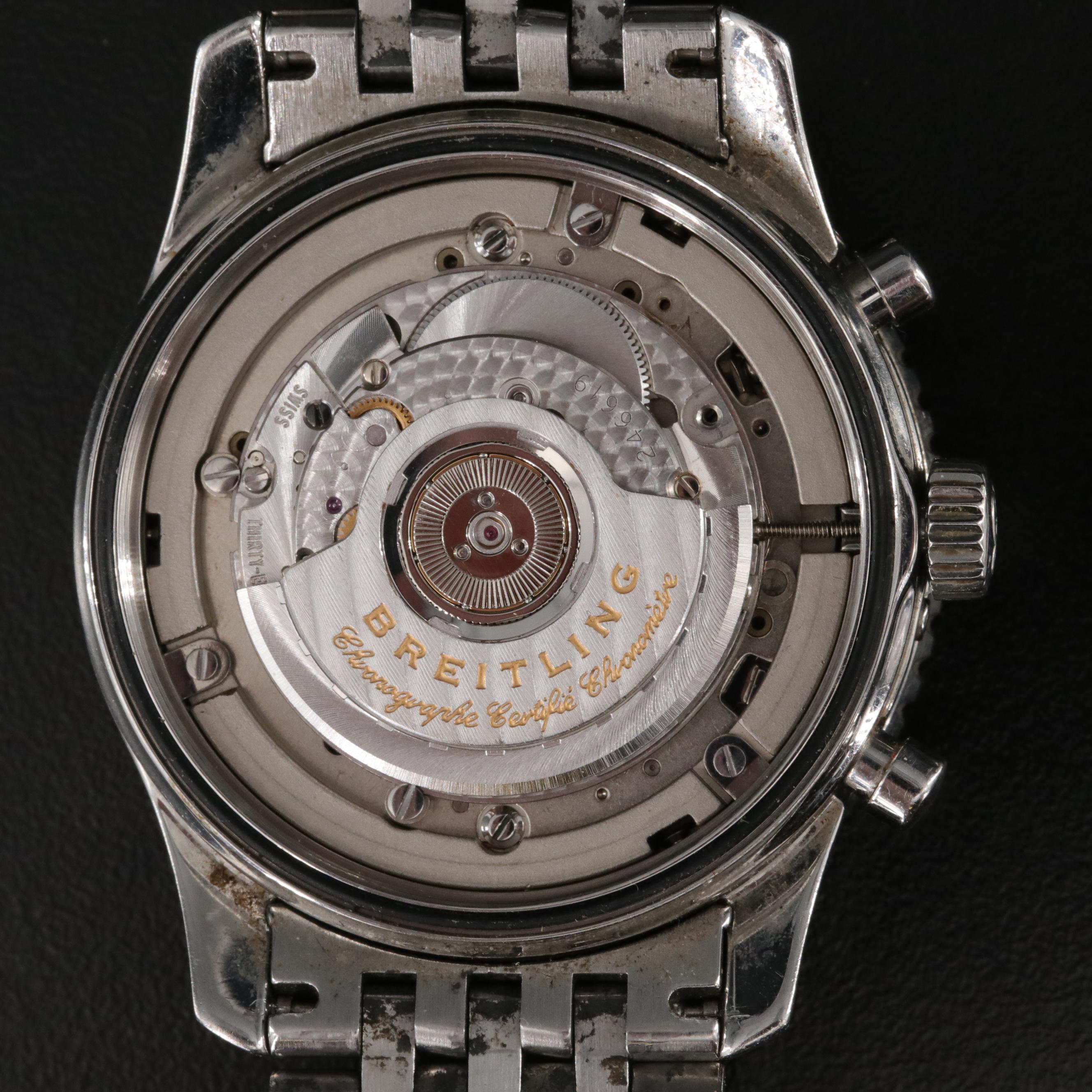 Breitling Navitimer Olympus Stainless Steel Chronograph Watch