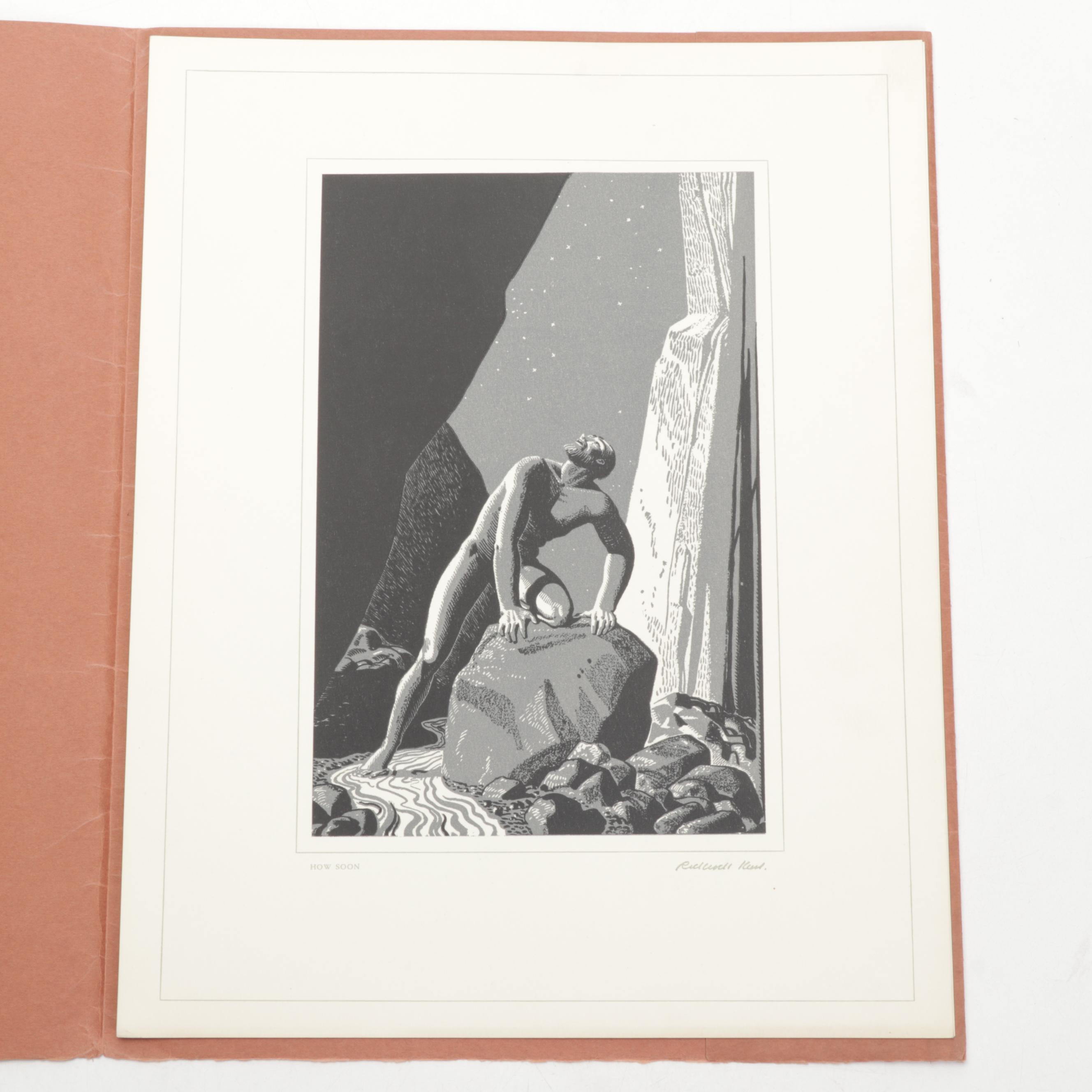 Rockwell Kent Lithographs from "A Portfolio of Drawings", 1940s