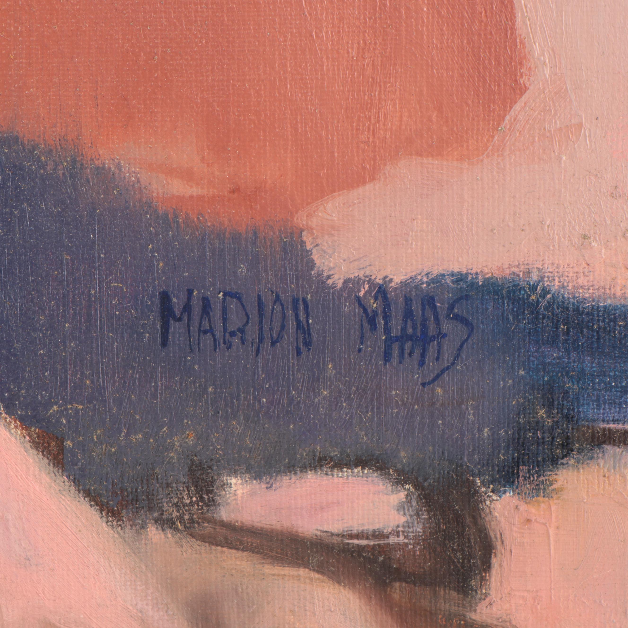 Marion Maas Figural Oil Painting