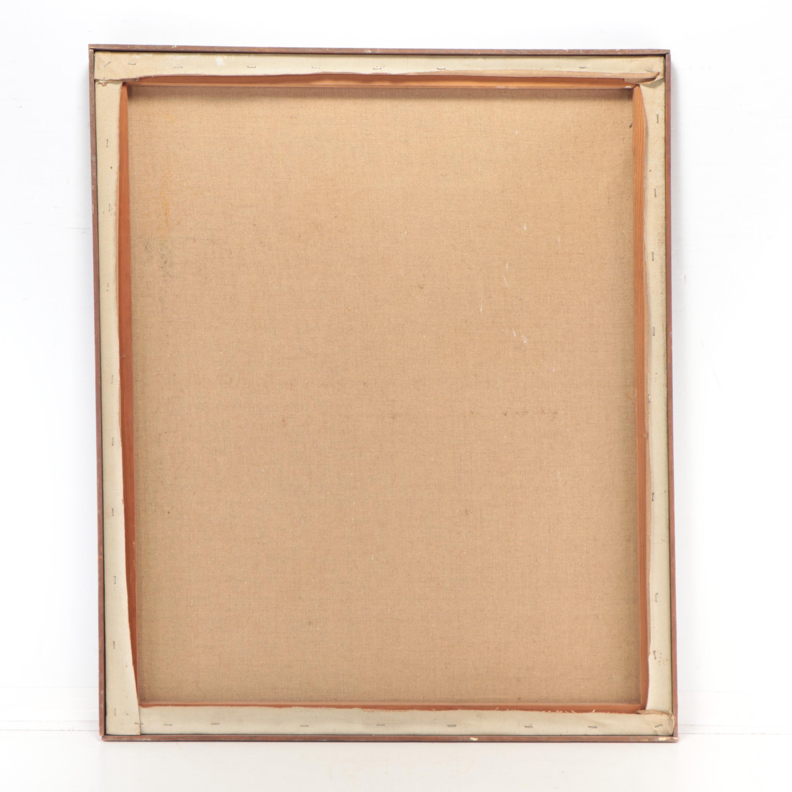 Marion Maas Figural Oil Painting