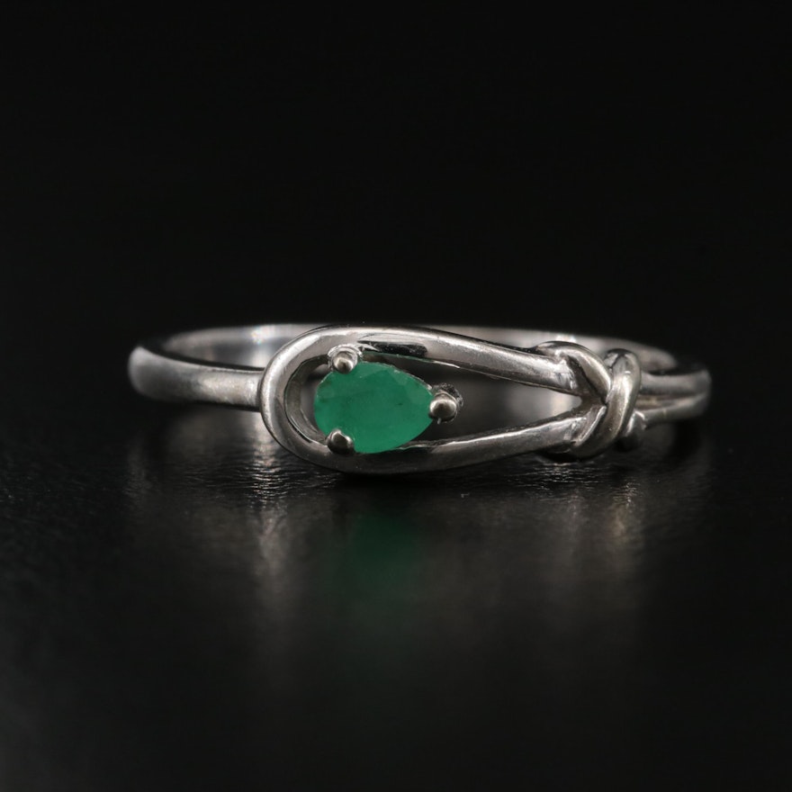 10K Emerald Ring