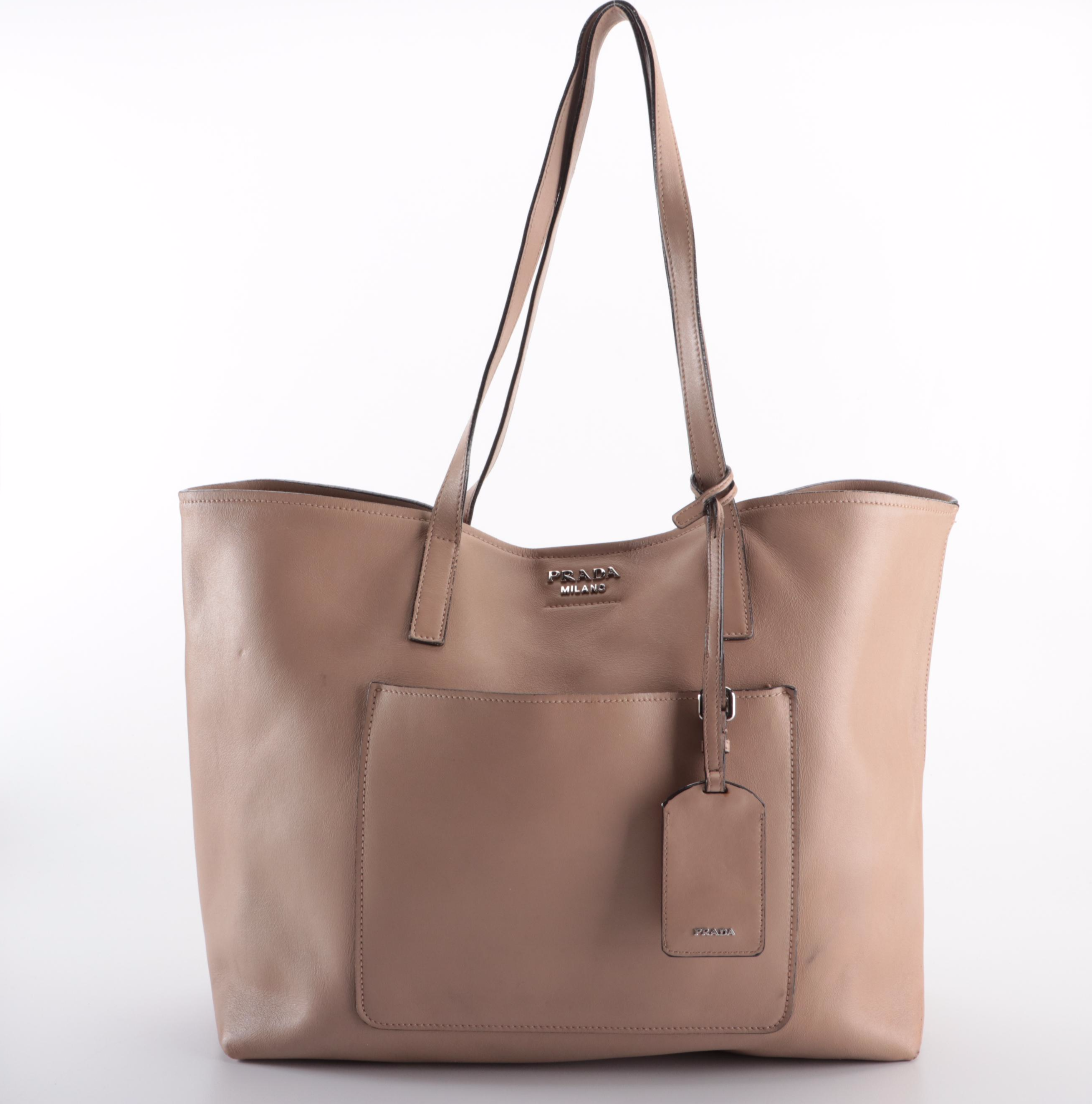 Prada Leather Tote Bag