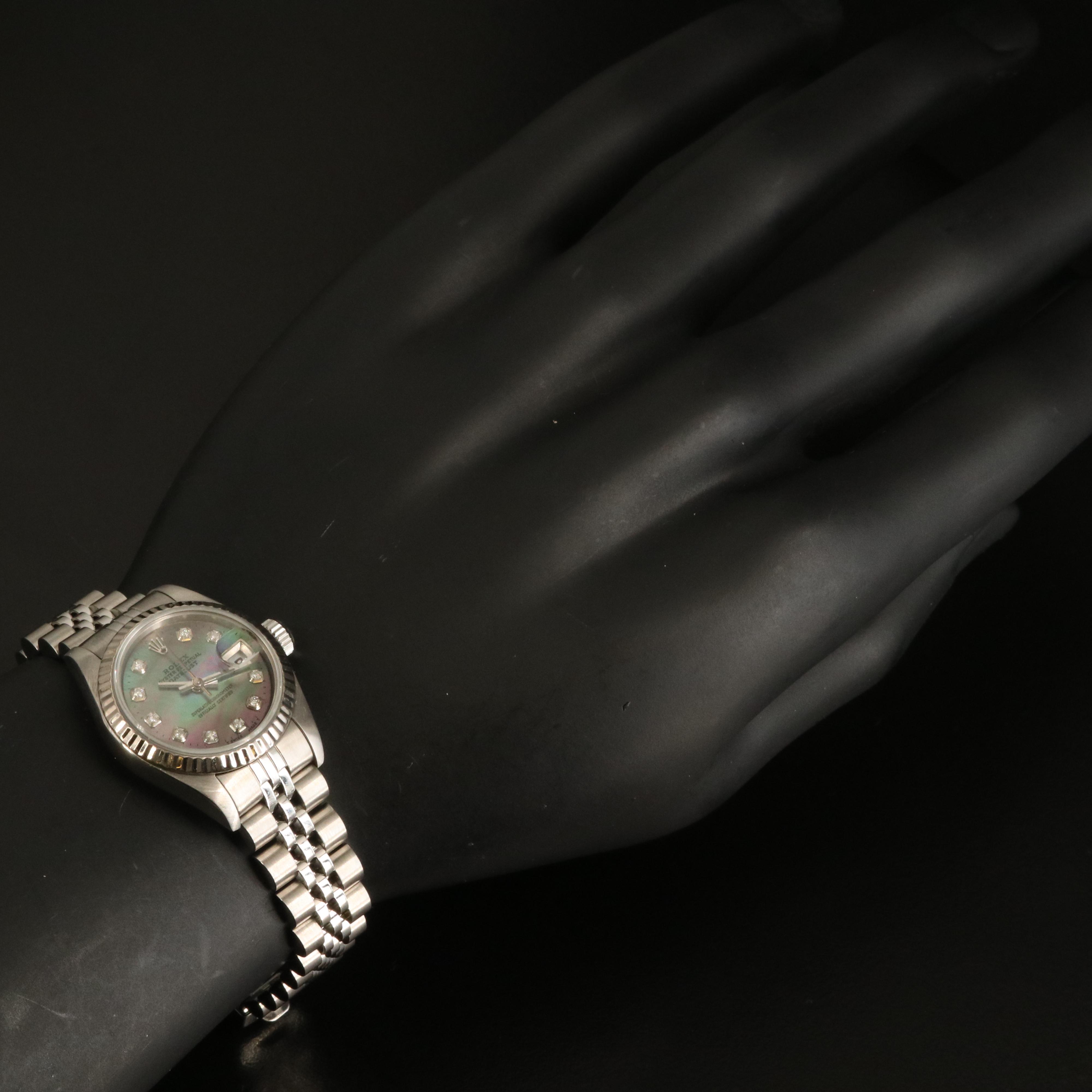 1995 Rolex Datejust Mother-of-Pearl and Diamond Dial Watch