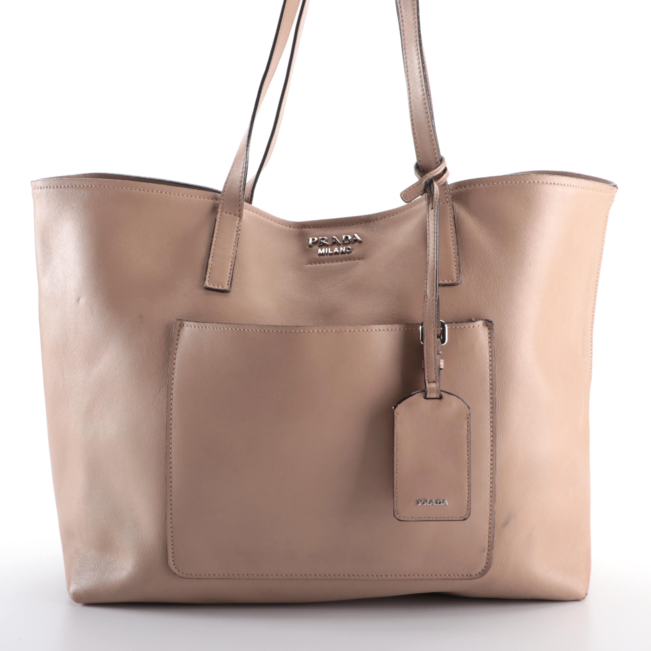 Prada Leather Tote Bag