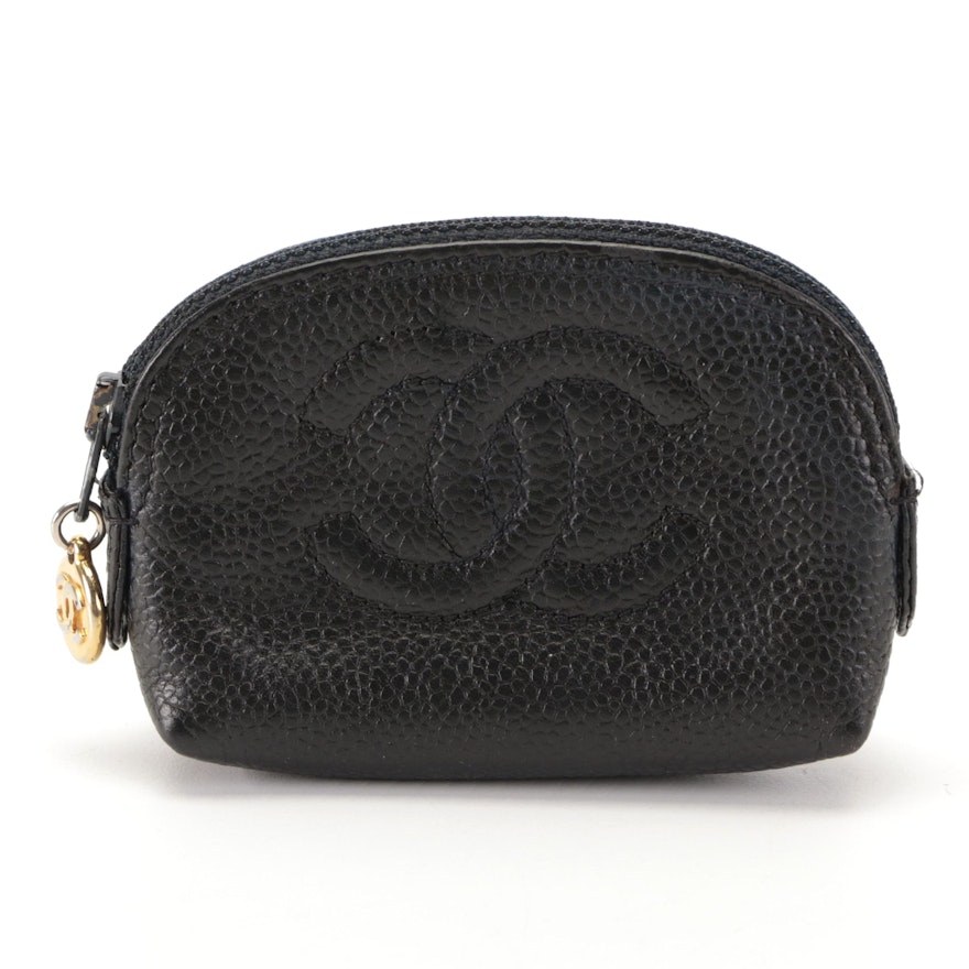 Chanel CC Coin Purse in Caviar Leather