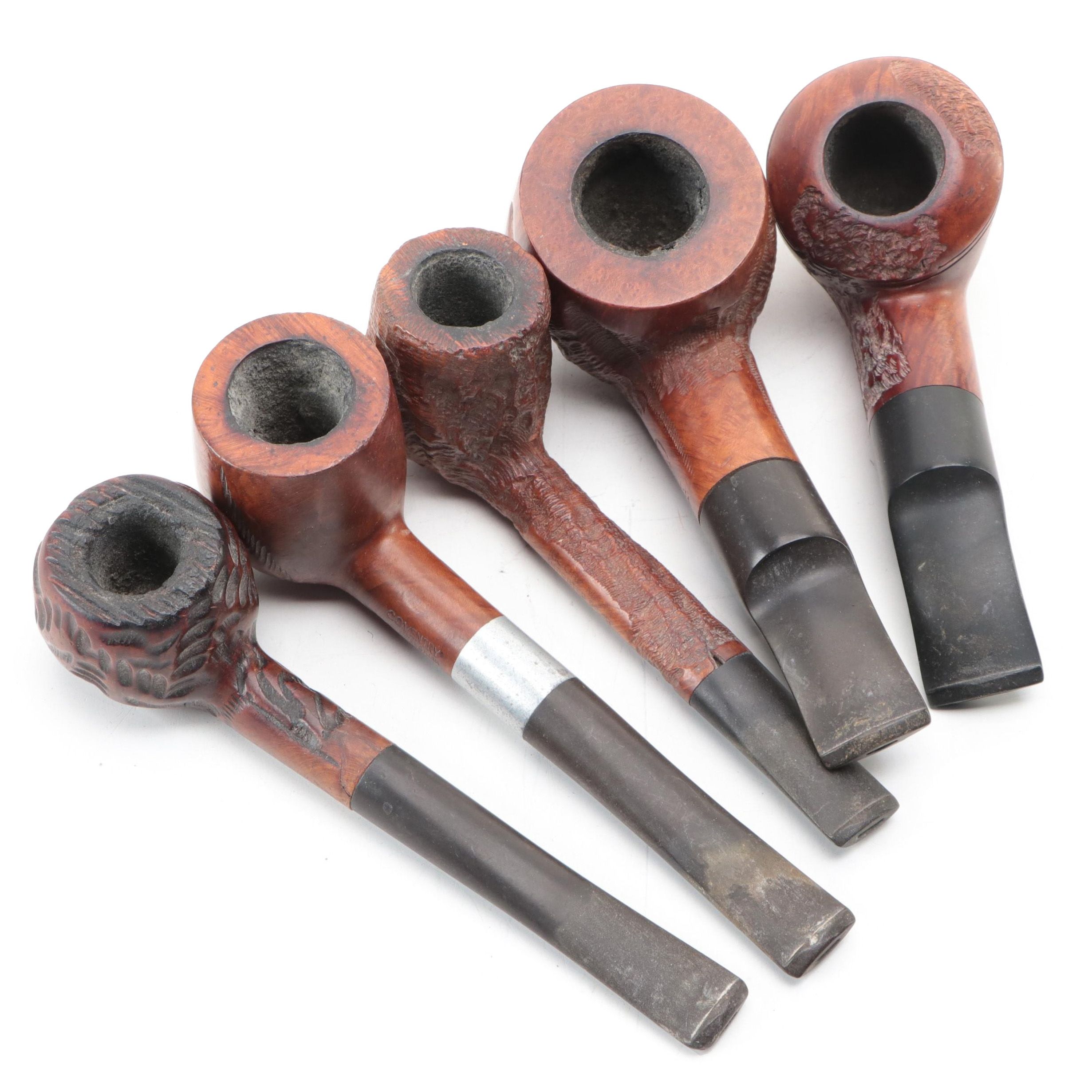 Danco, Custombilt, Coventry, Moore Mark and Other Briar Tobacco Pipes