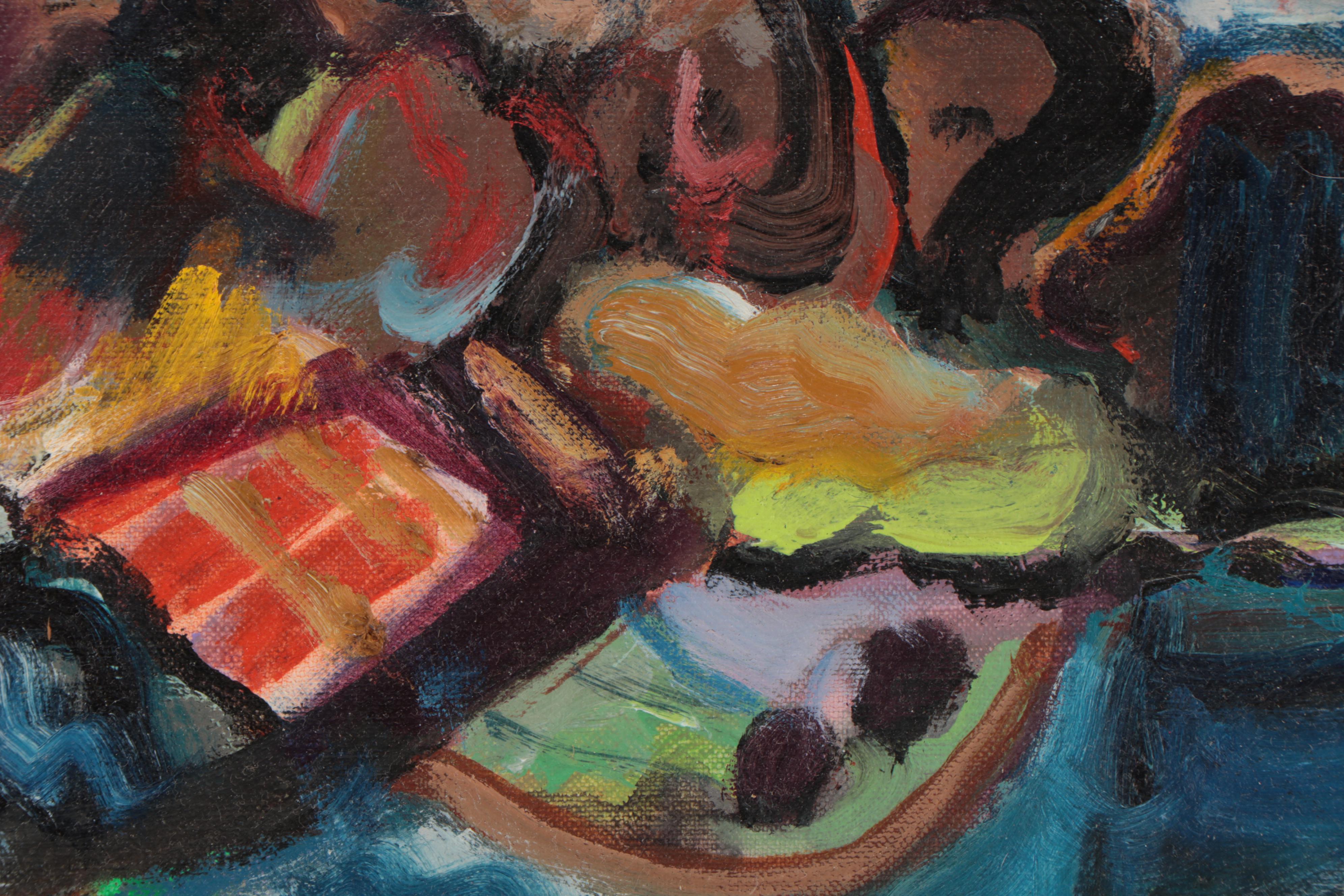 Marion Maas Abstract Landscape Oil Painting