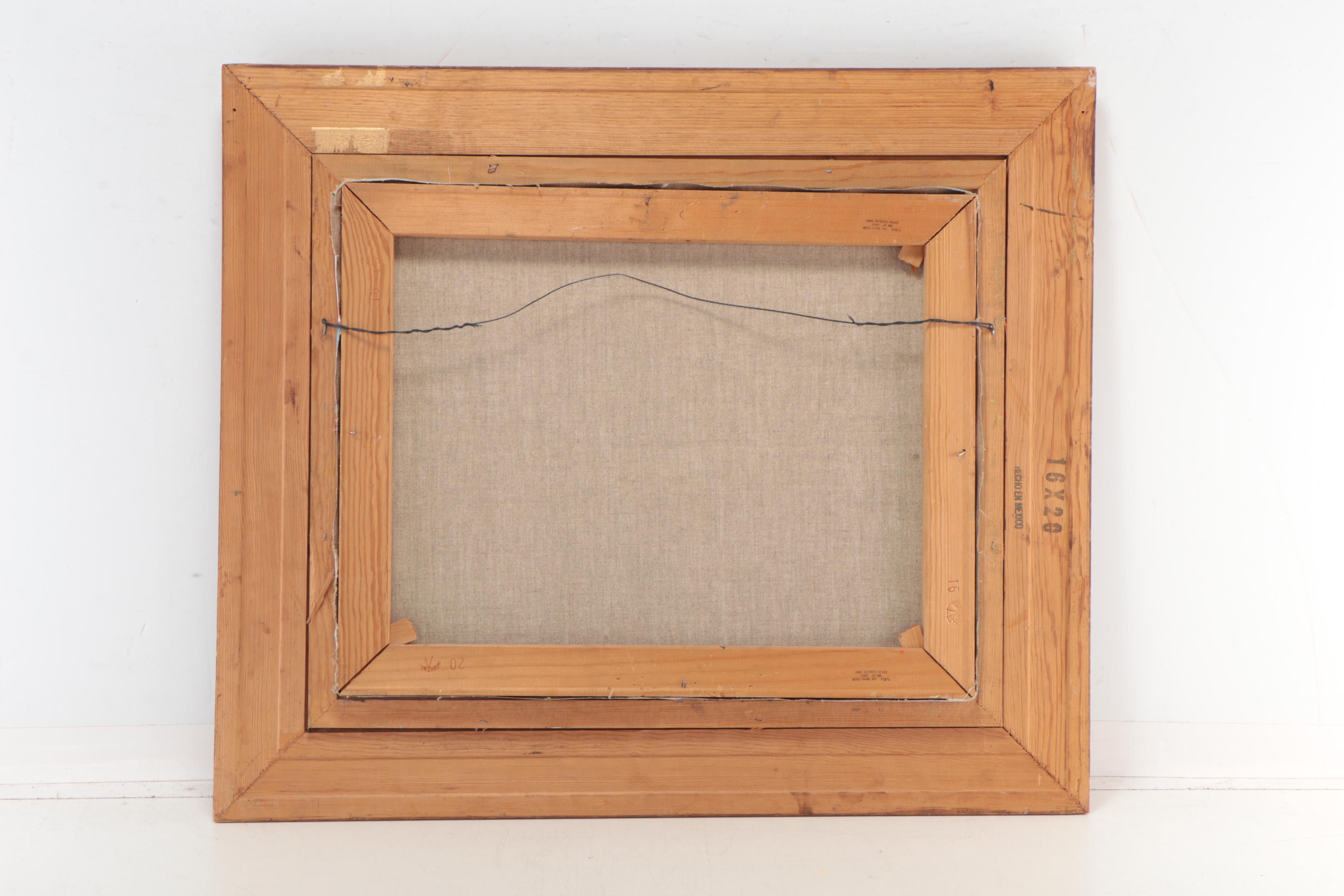 Marion Maas Abstract Landscape Oil Painting