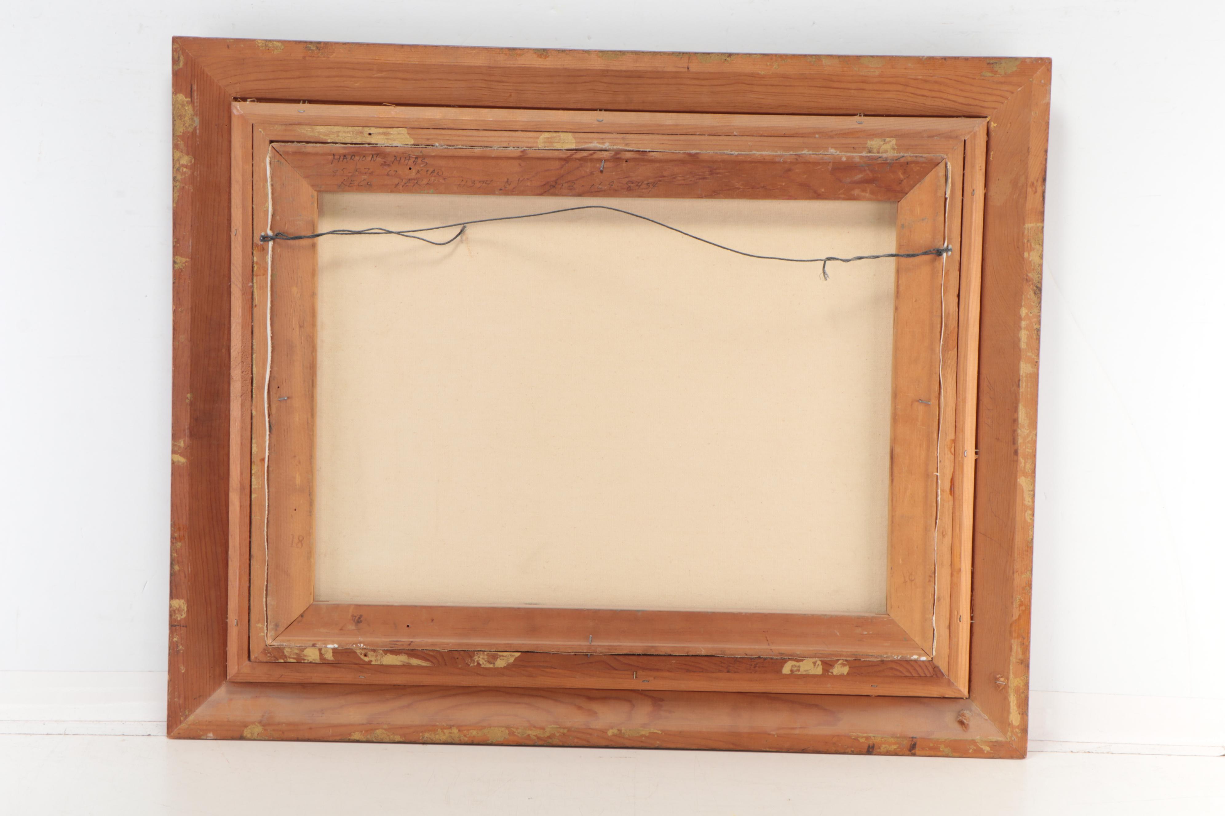 Marion Maas Oil Painting of Sewing Machine