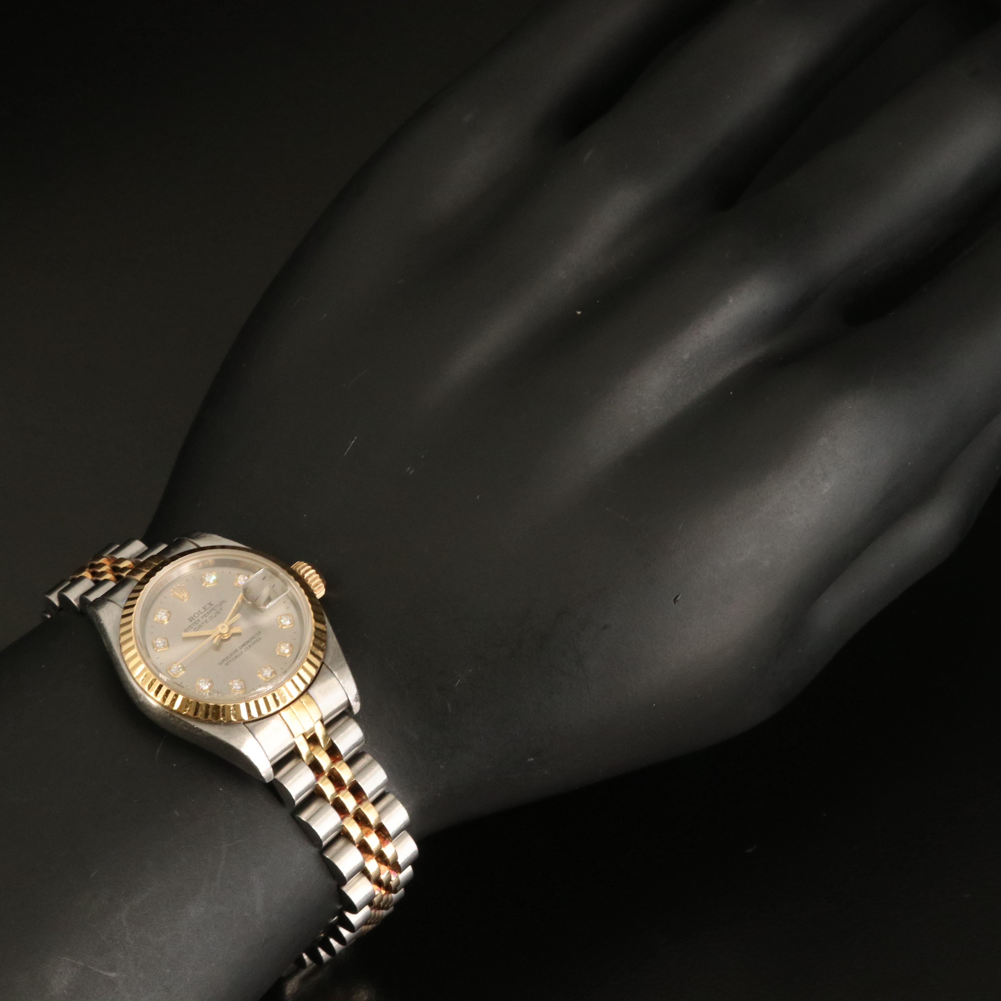 1997 Rolex Serti Diamond Dial Datejust Watch