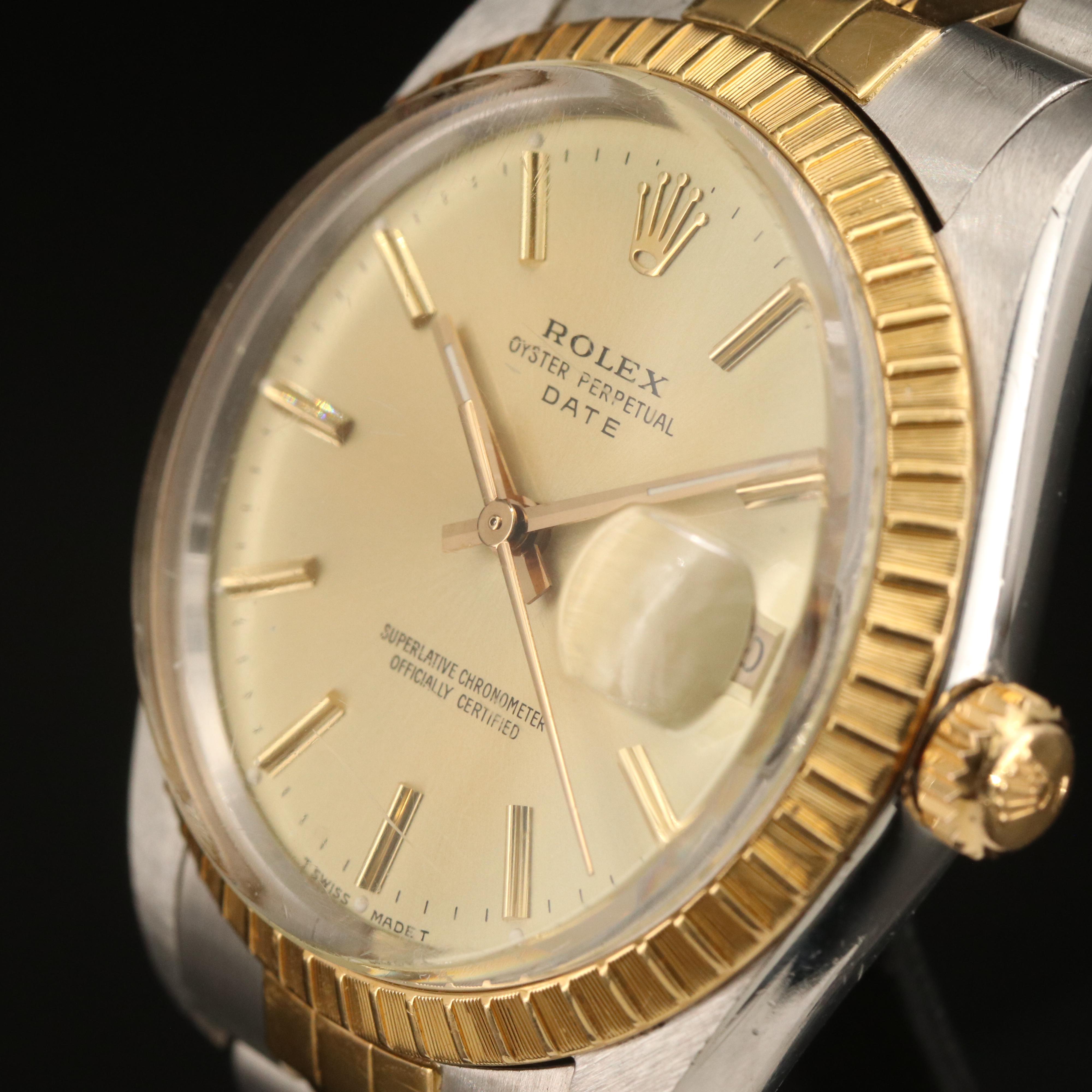 1987 Rolex Oyster Perpetual Date with Box and Papers