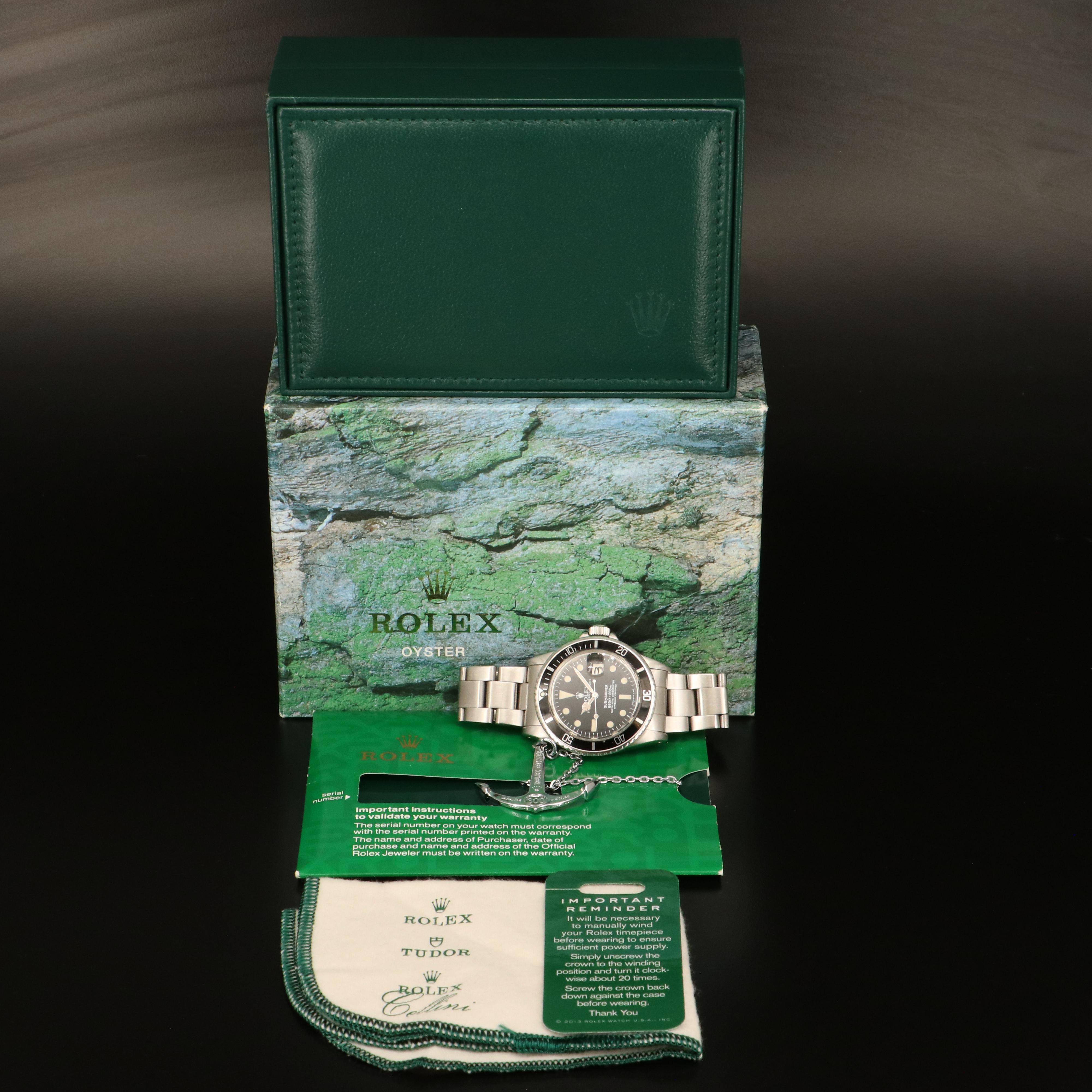 1974 Rolex Submariner Date 1680 Stainless Steel Automatic Watch