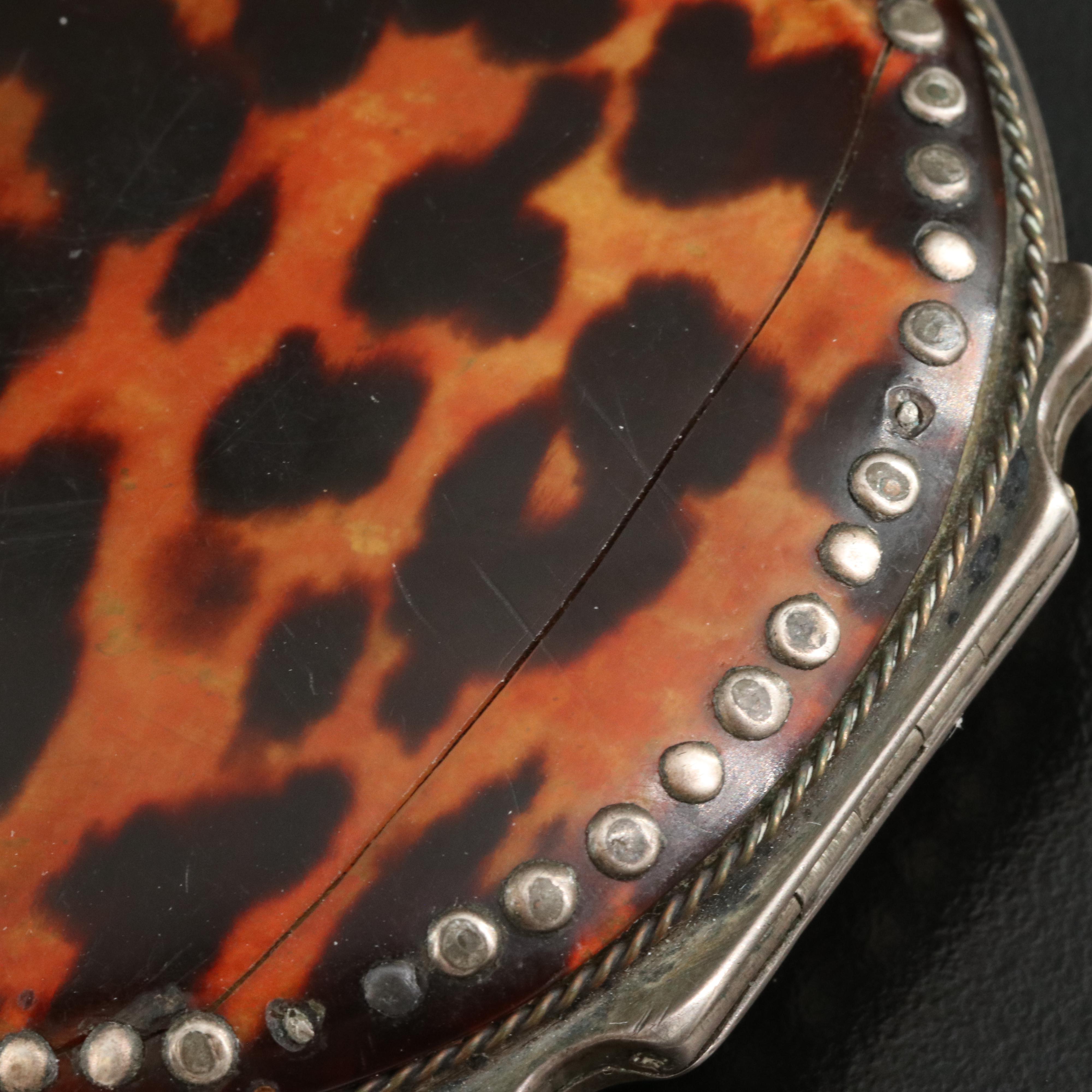 Antique X. Schwer, Salzburg Tortoise Shell Case Pocket Watch