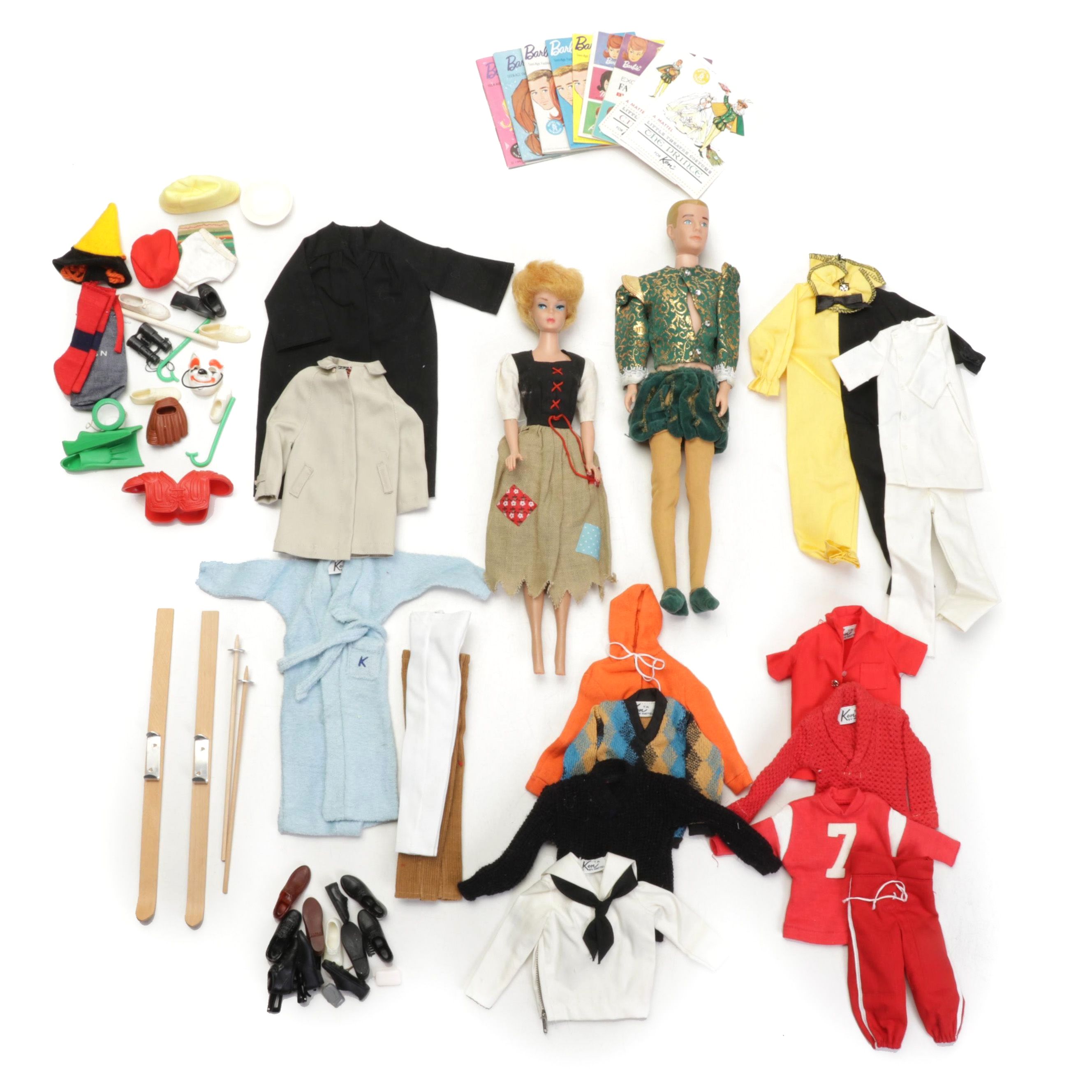 Mattel Barbie "Cinderella" and Ken "Prince" with Ken Clothing and Accessories