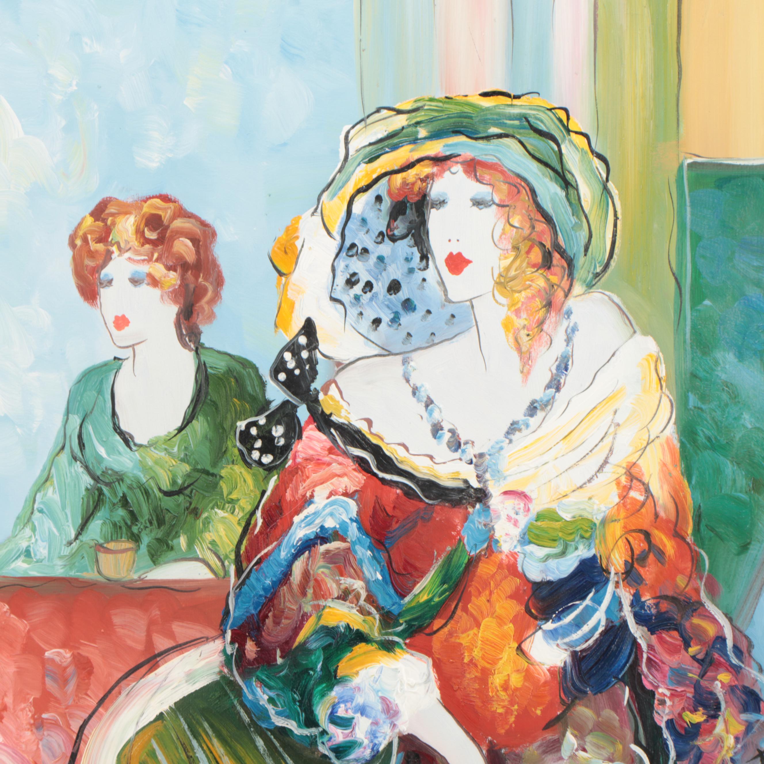 T. Denver Oil Painting of Women