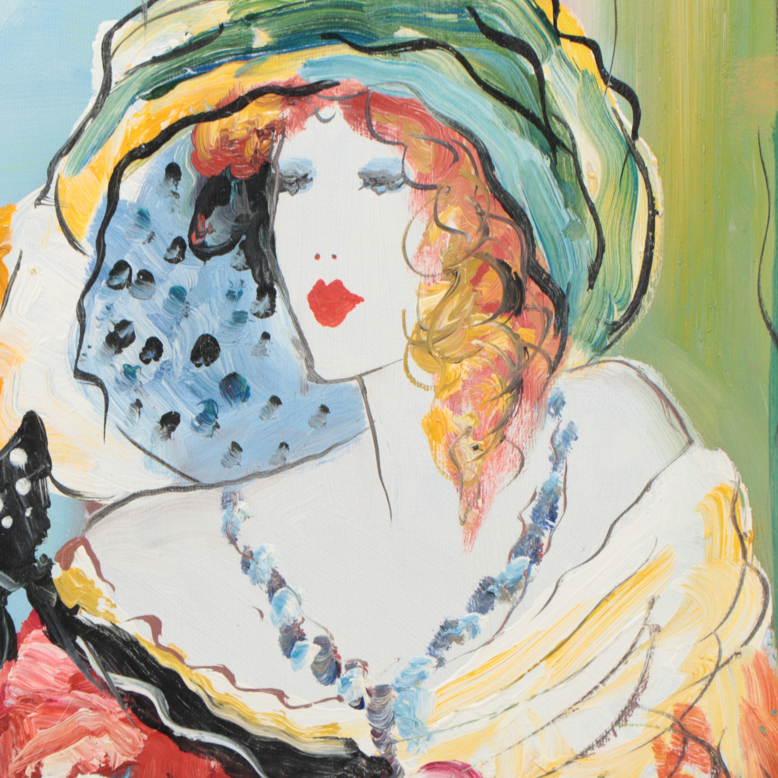 T. Denver Oil Painting of Women