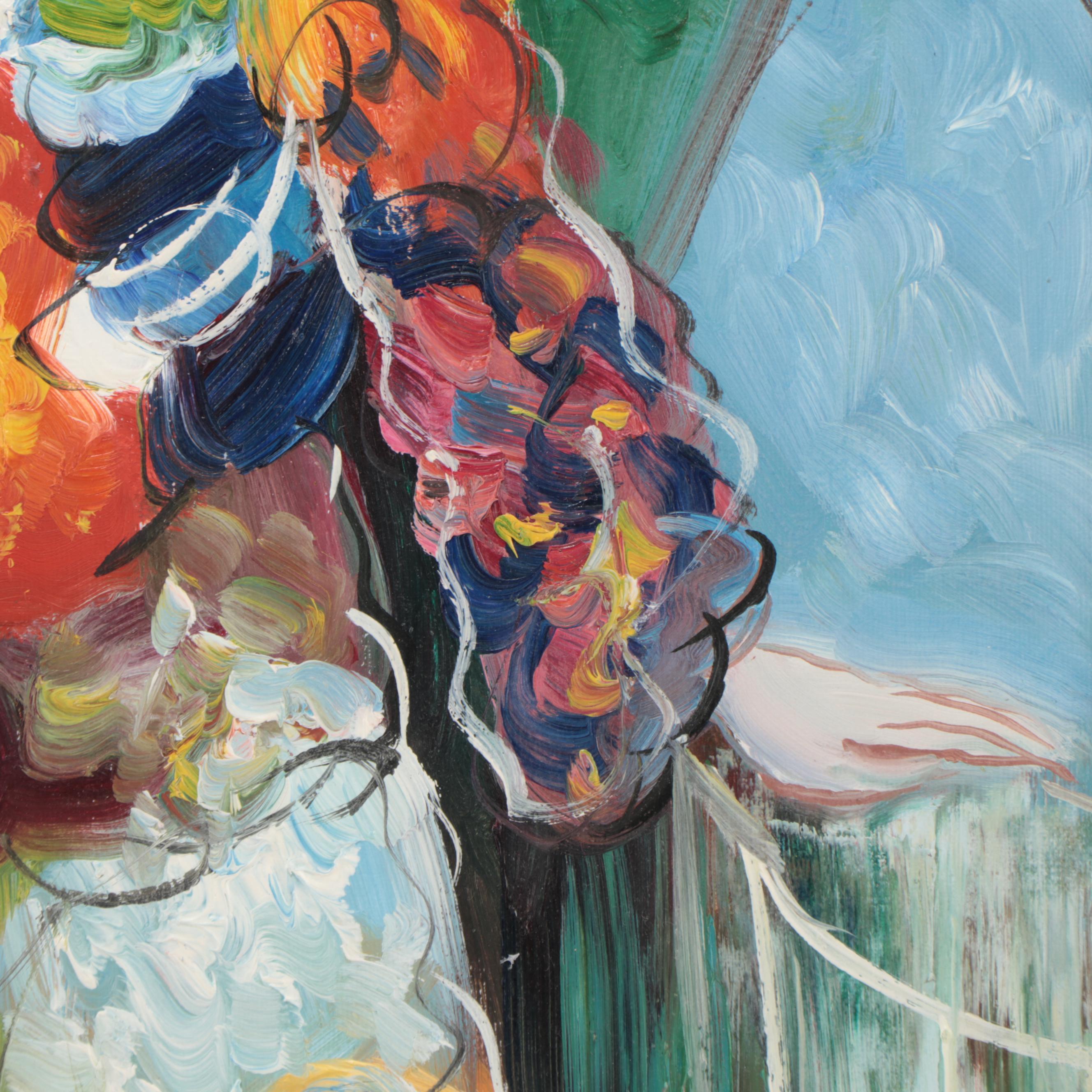 T. Denver Oil Painting of Women