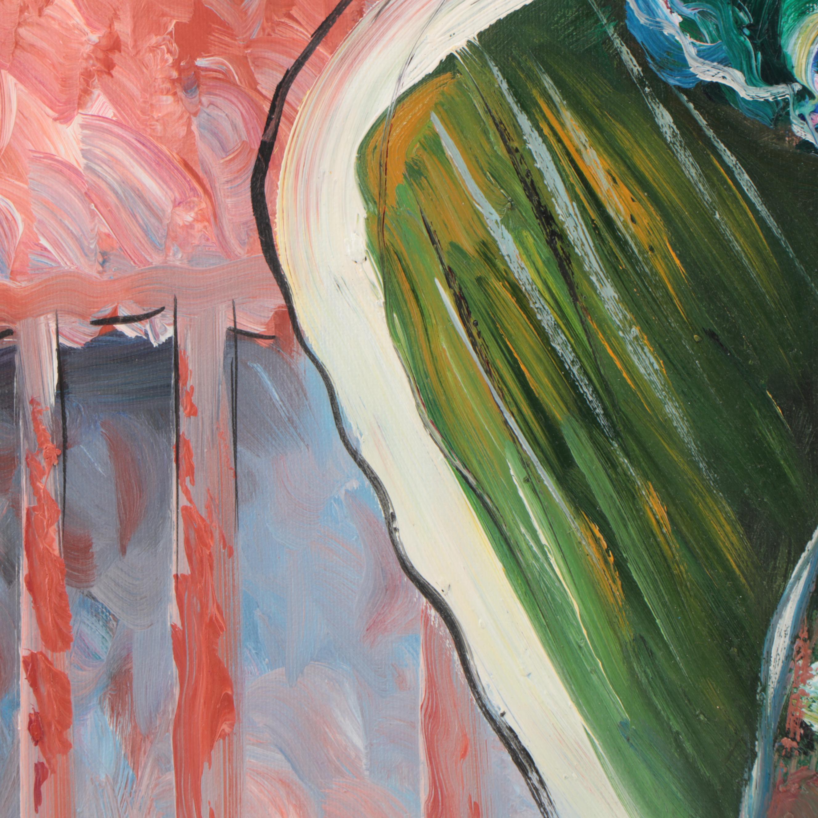 T. Denver Oil Painting of Women