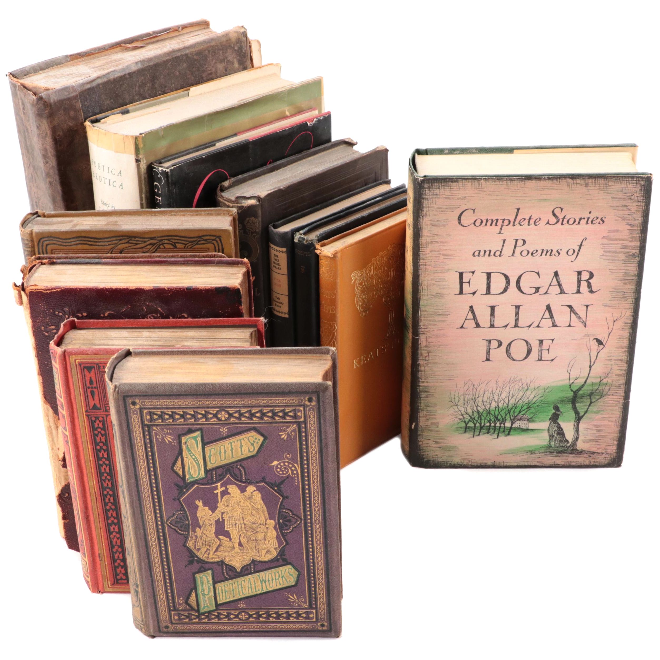 "Complete Stories and Poems of Sir Walter Scott" and More Poetry Books