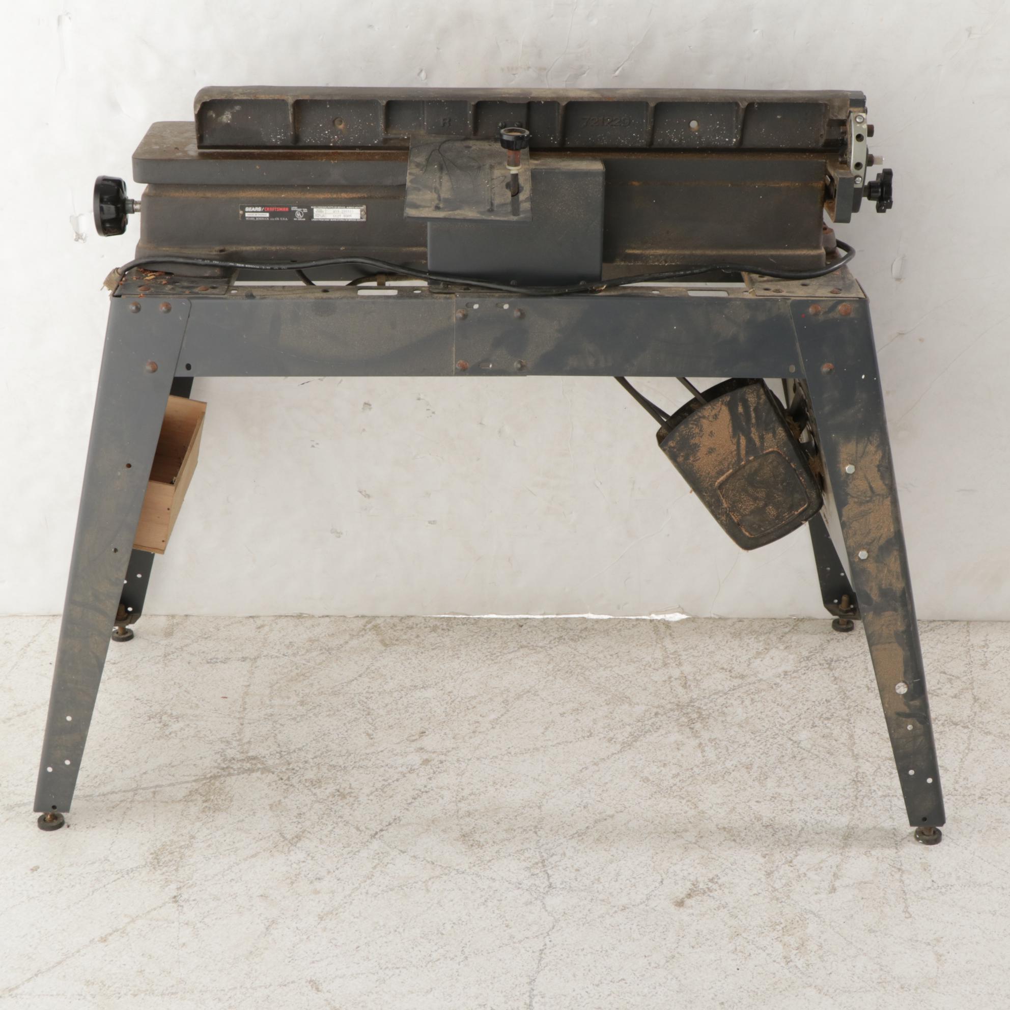 Sears Craftsman 6 1/8" Jointer/Plainer with Metal Stand