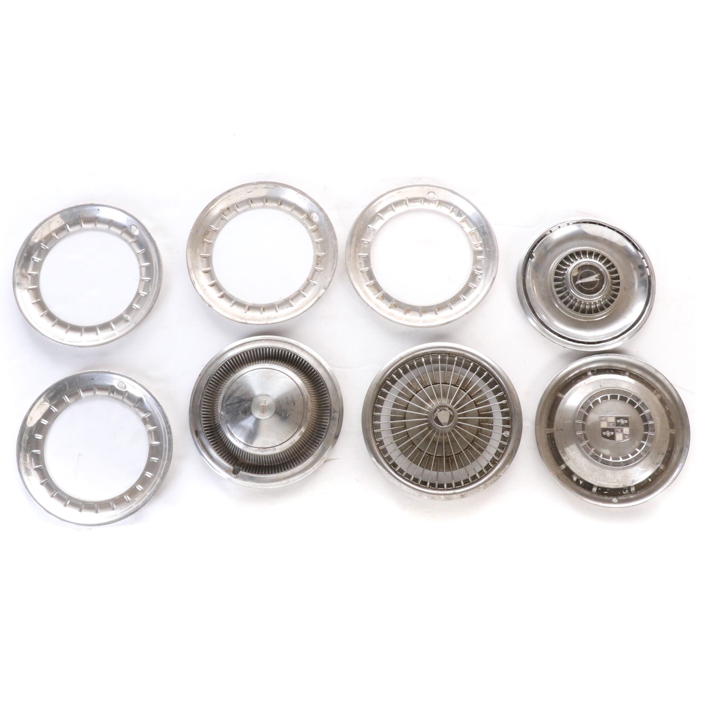 Studebaker, Buick, More Chrome Trim Rings and Wheel Covers, 20th Century