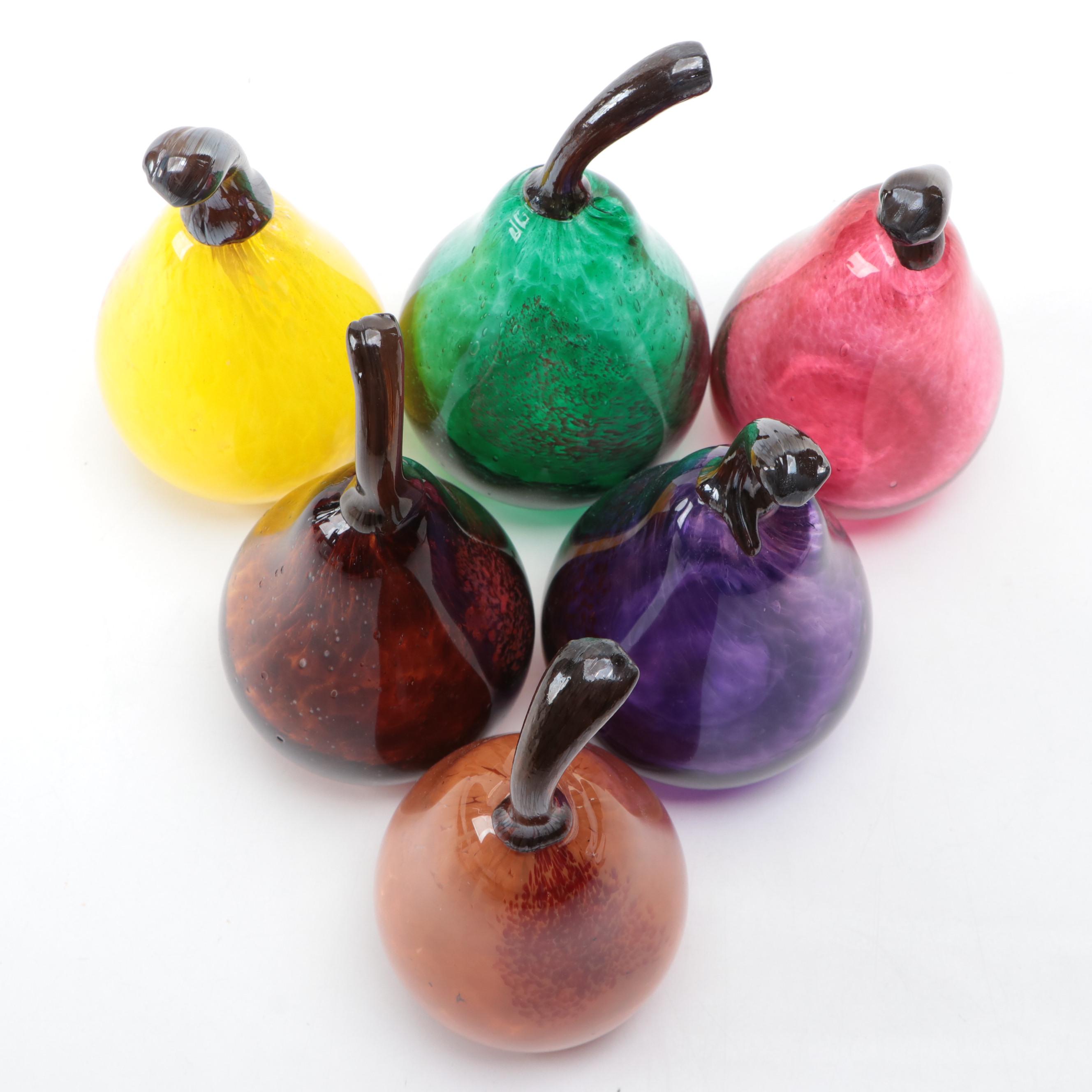 Tracy Weisel Blown Glass Pears