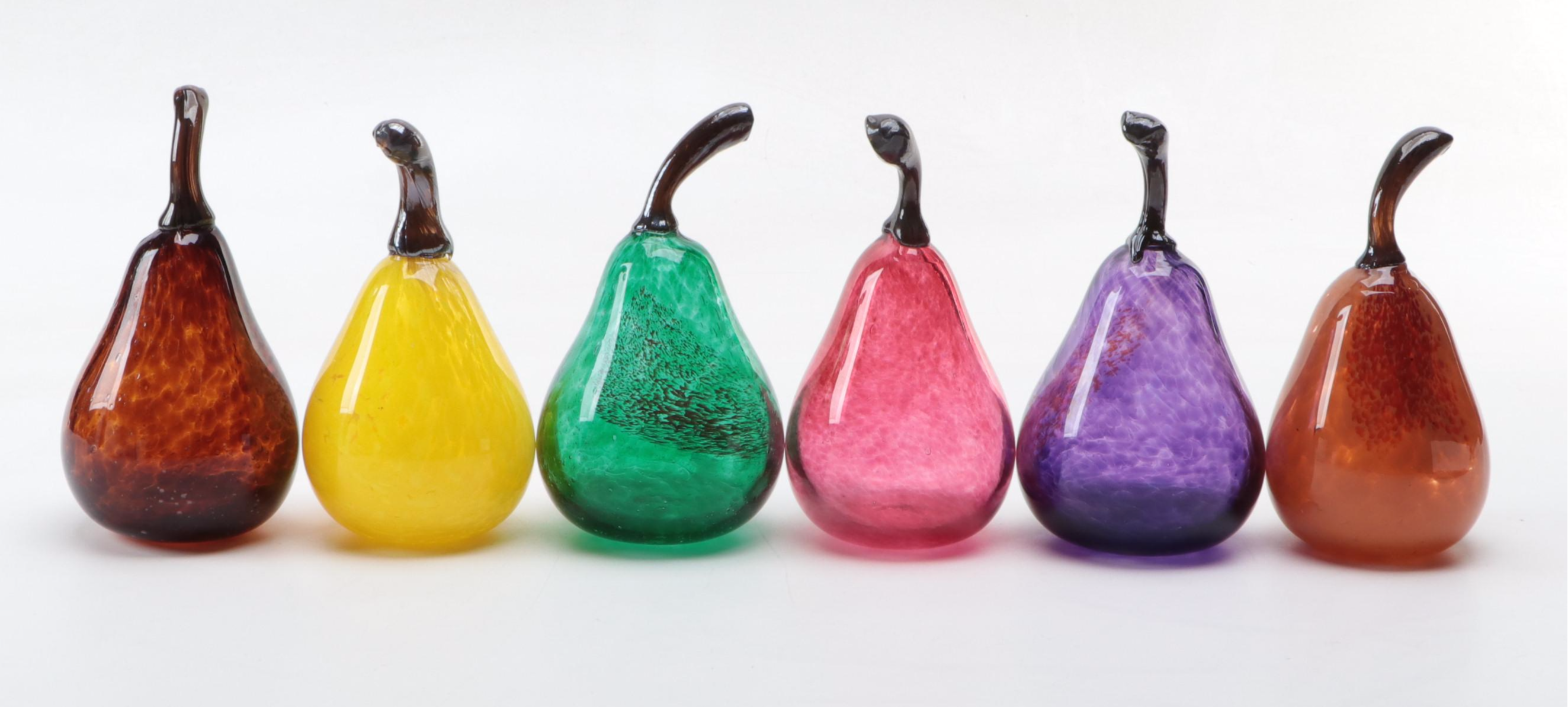 Tracy Weisel Blown Glass Pears