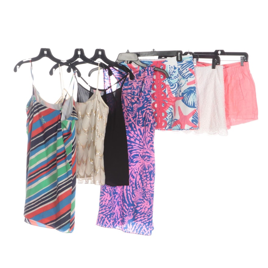 Lilly Pulitzer Shorts, Skirts, Dress, Long Tank Top, and Camisoles