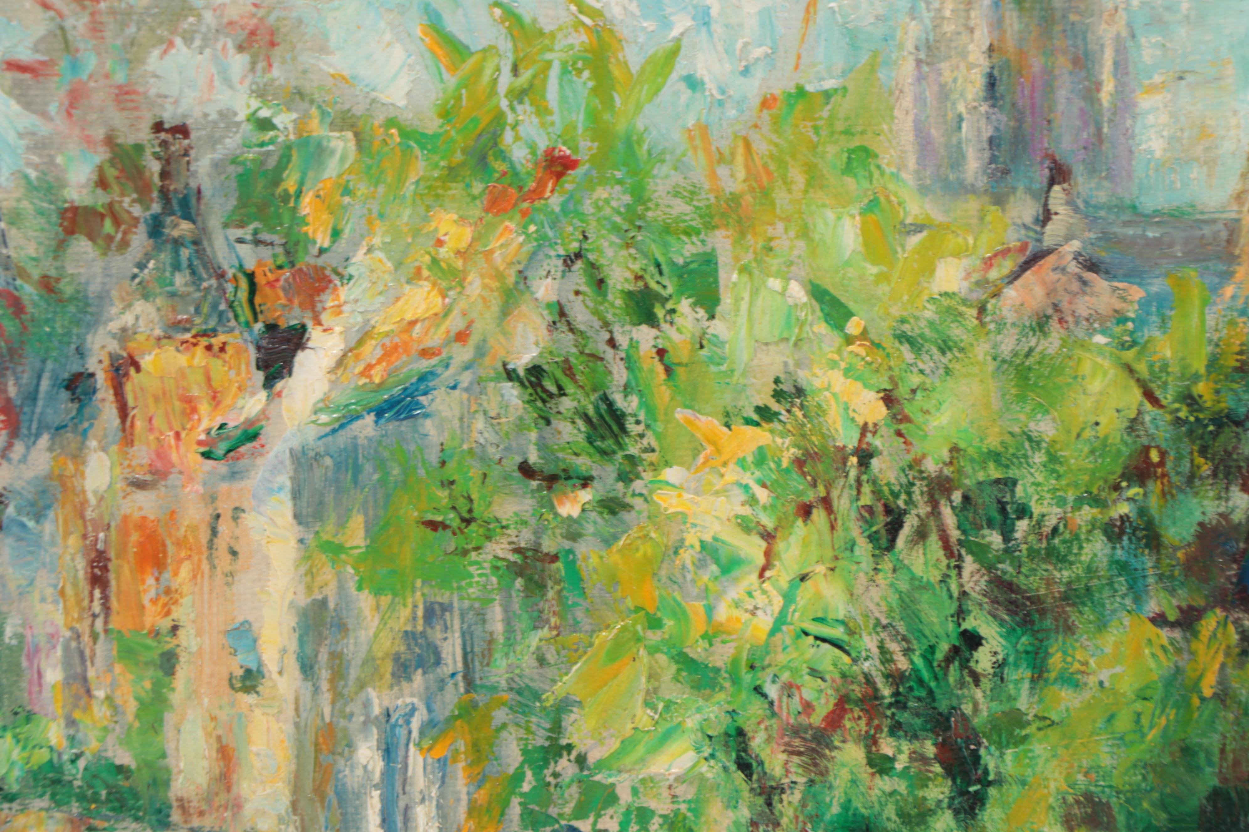 Maurice Helewaut Oil Painting "Bruges Canal"