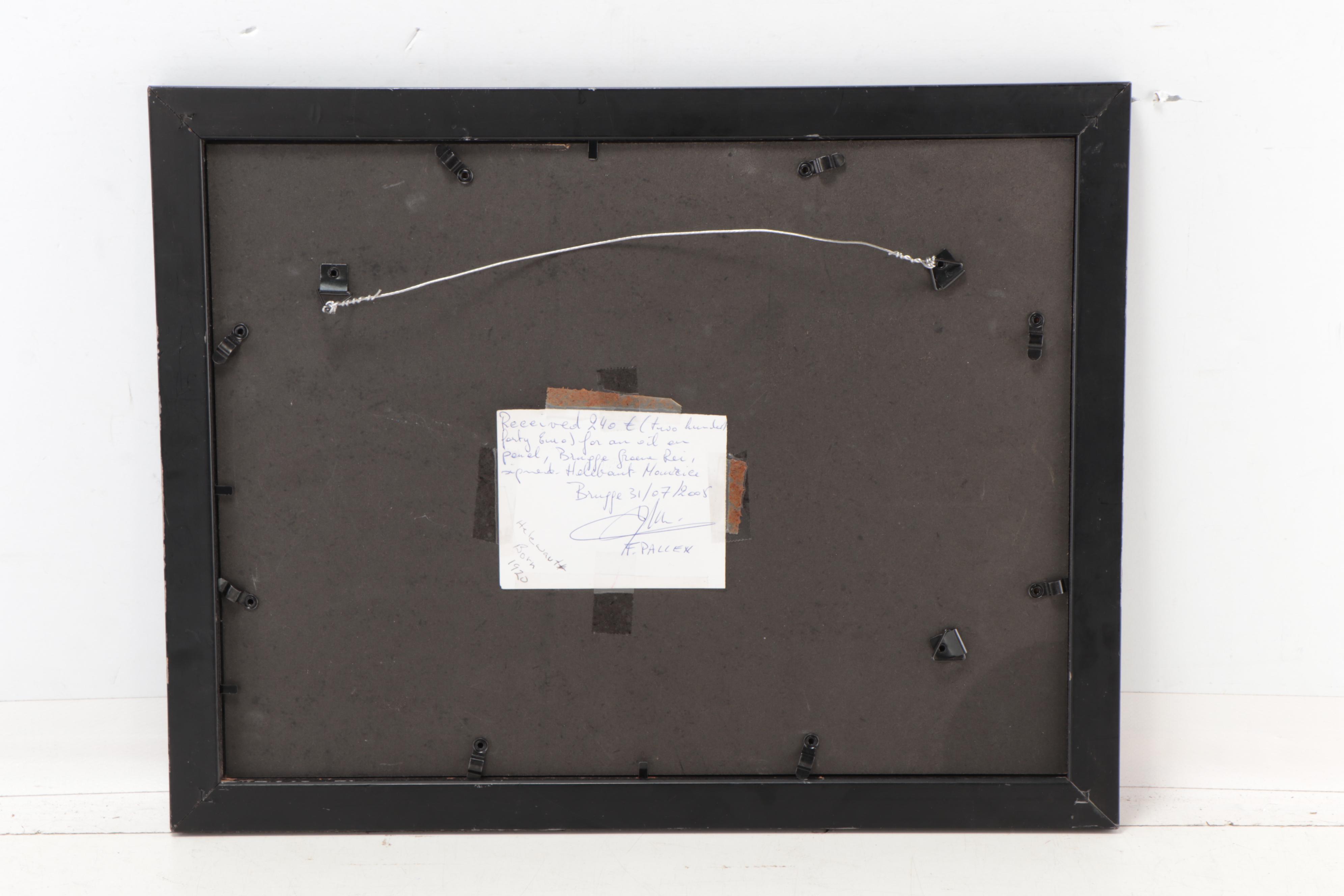 Maurice Helewaut Oil Painting "Bruges Canal"