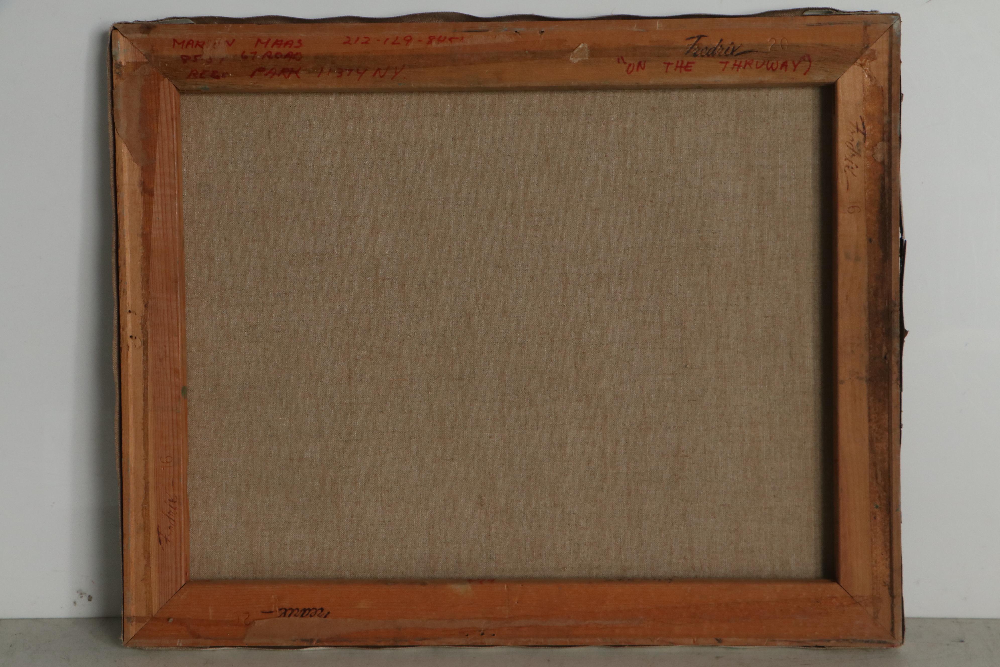 Marion Maas Landscape Oil Painting "On the Thruway"