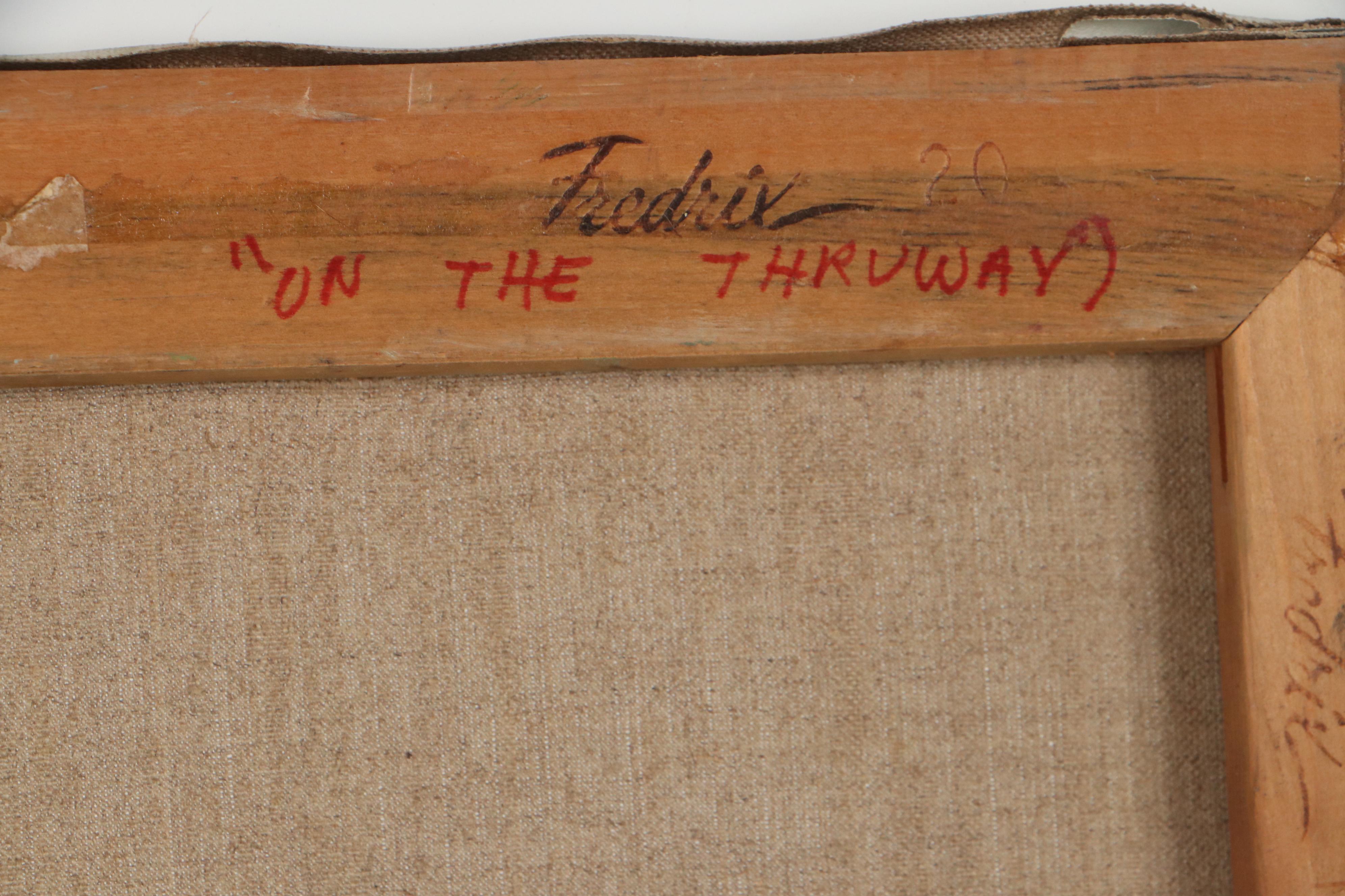 Marion Maas Landscape Oil Painting "On the Thruway"