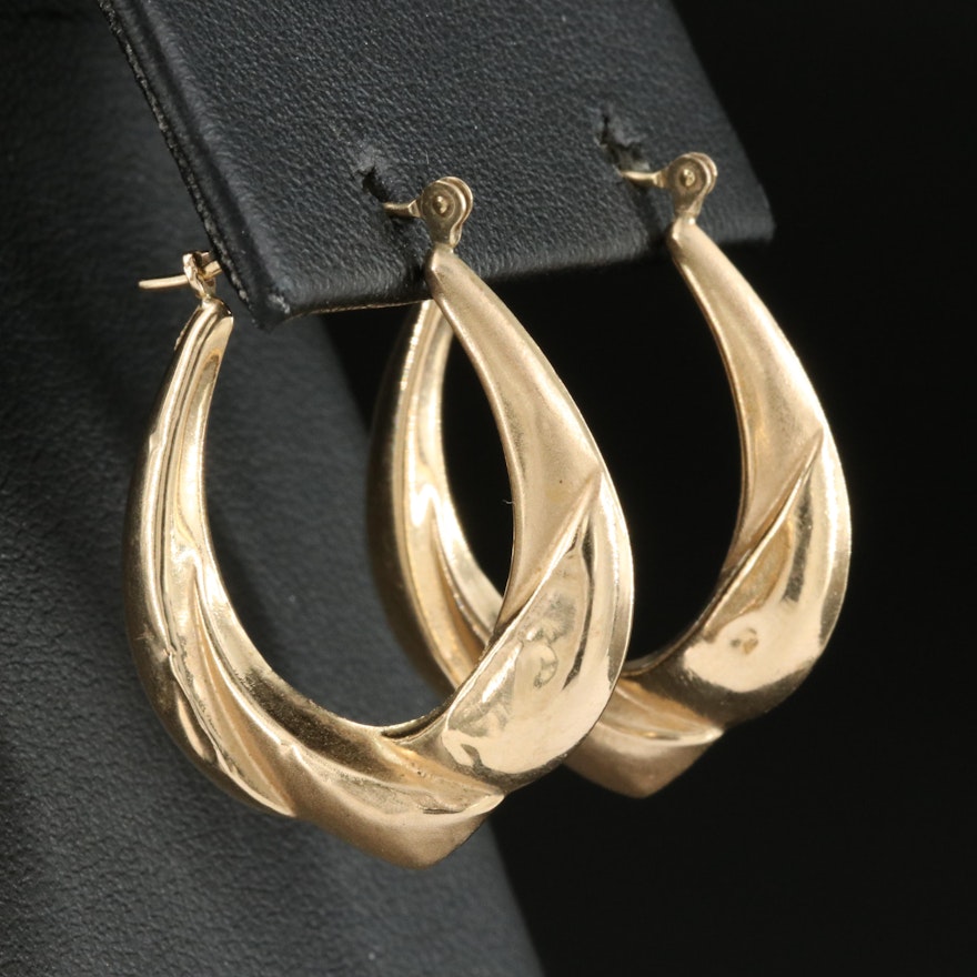 14K Hoop Earrings