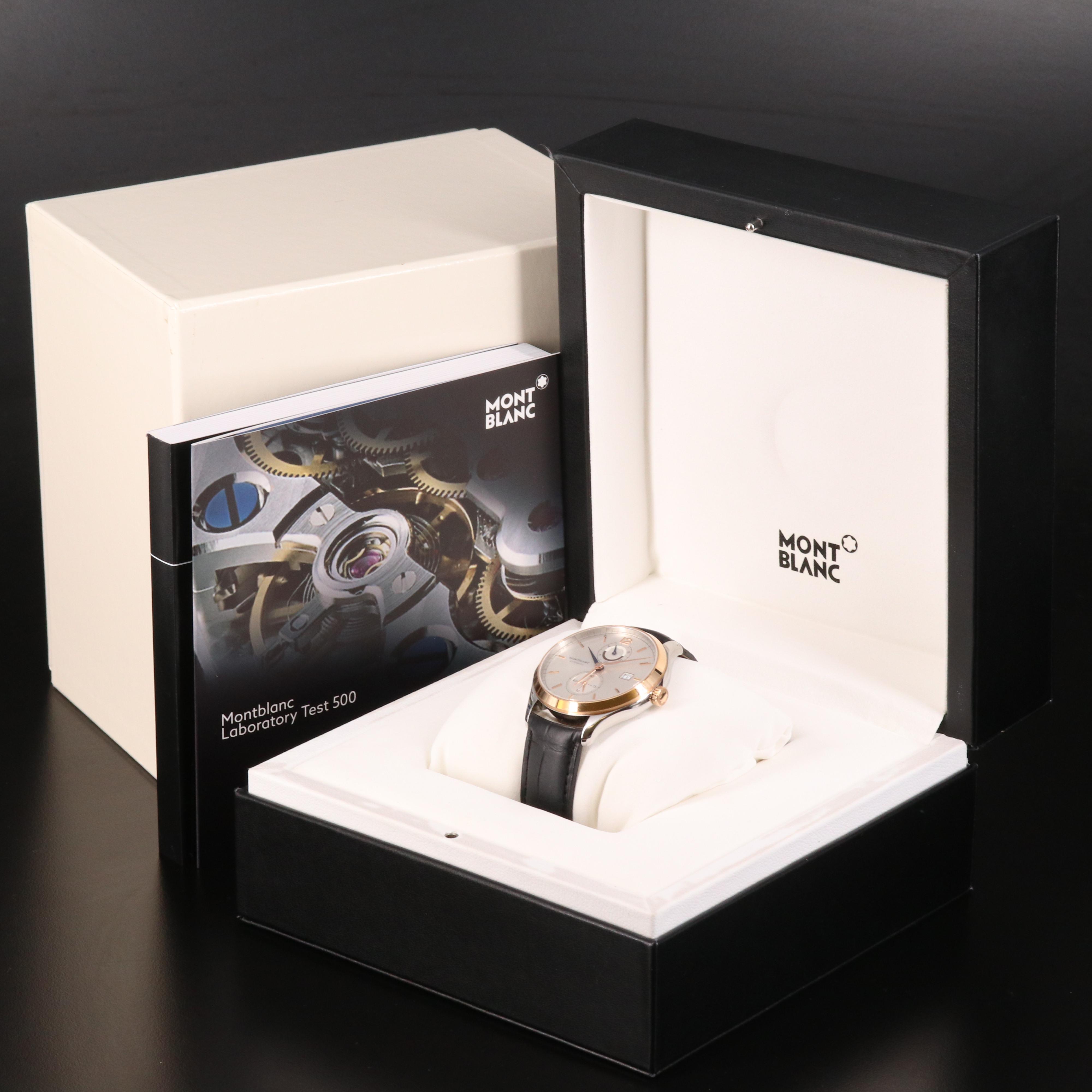 Montblanc Heritage Dual Time 18k Gold and Stainless Steel Automatic Watch