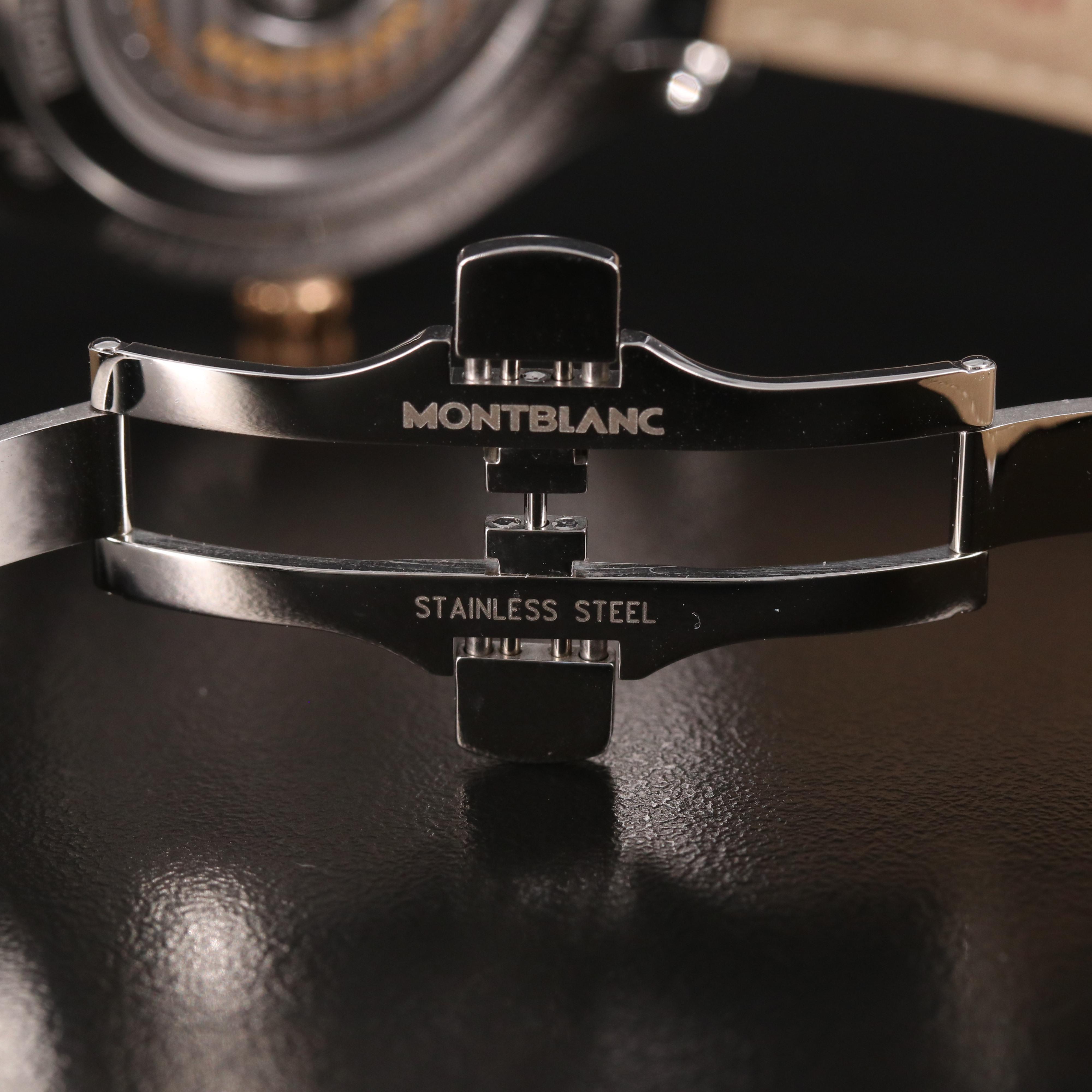 Montblanc Heritage Dual Time 18k Gold and Stainless Steel Automatic Watch