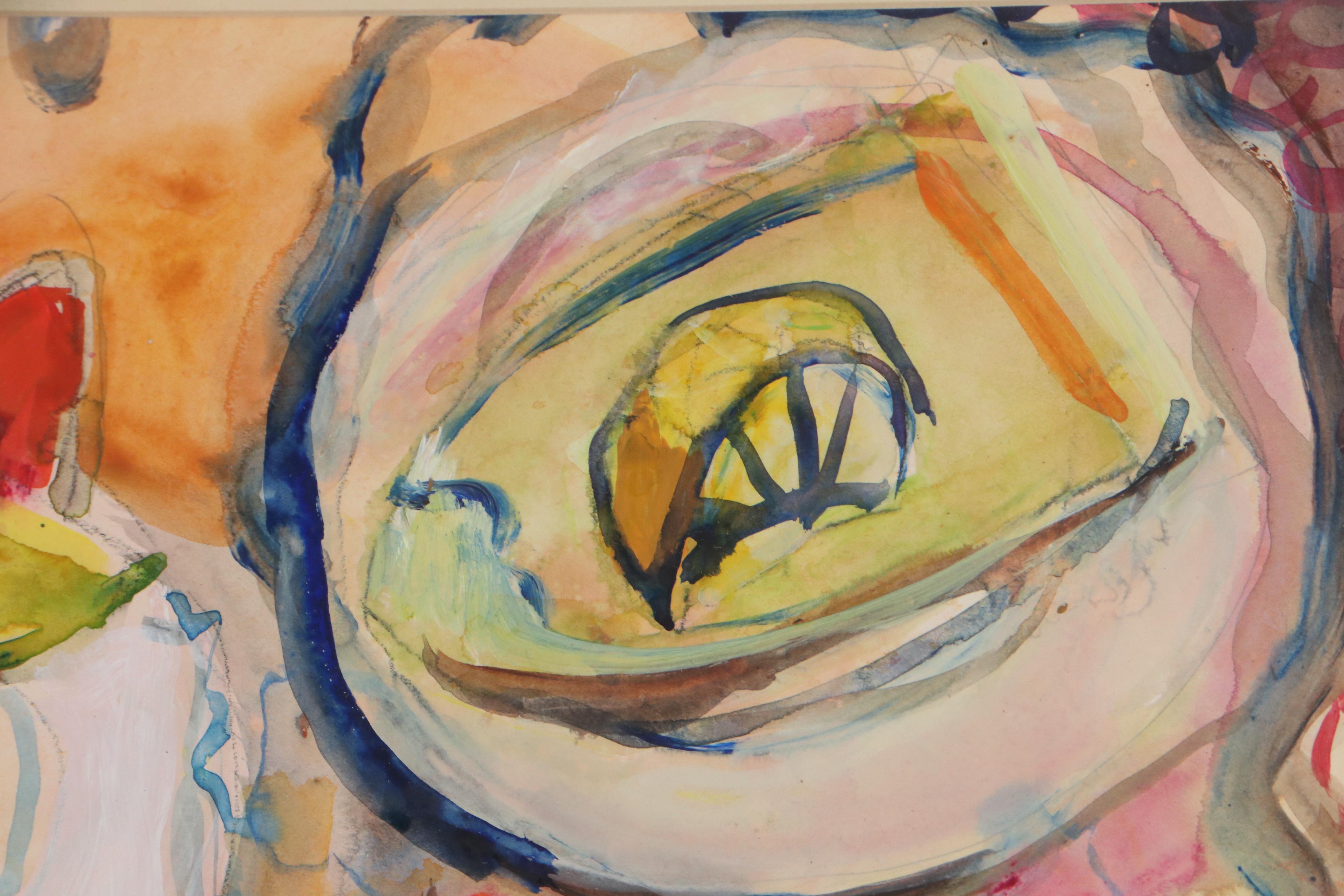 Marion Maas Abstract Watercolor Painting