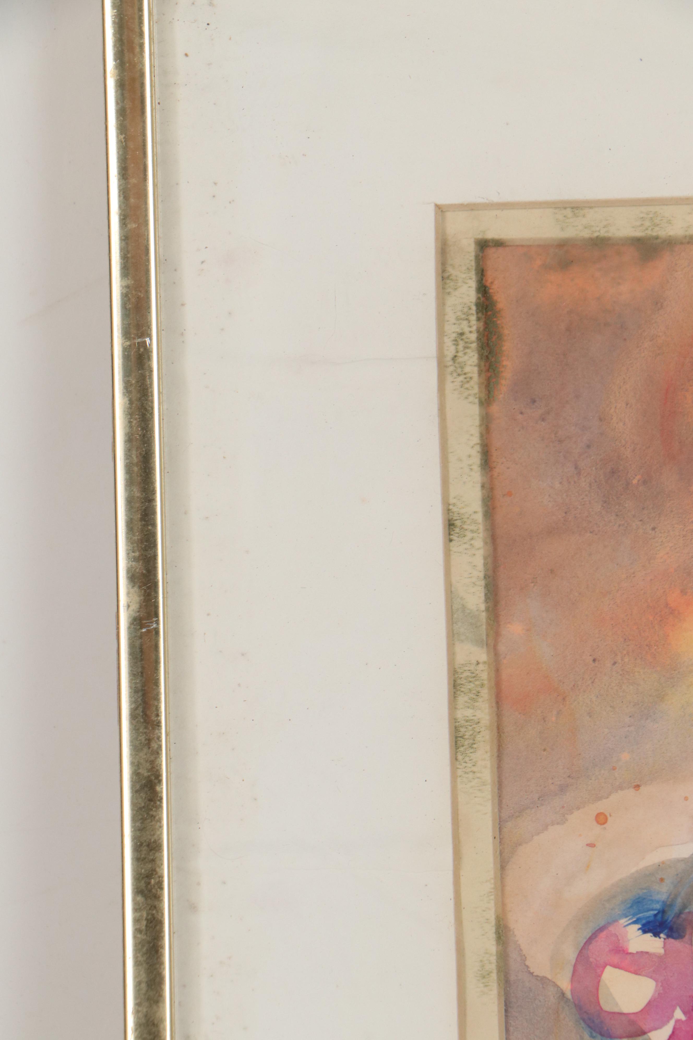 Marion Maas Abstract Watercolor Painting