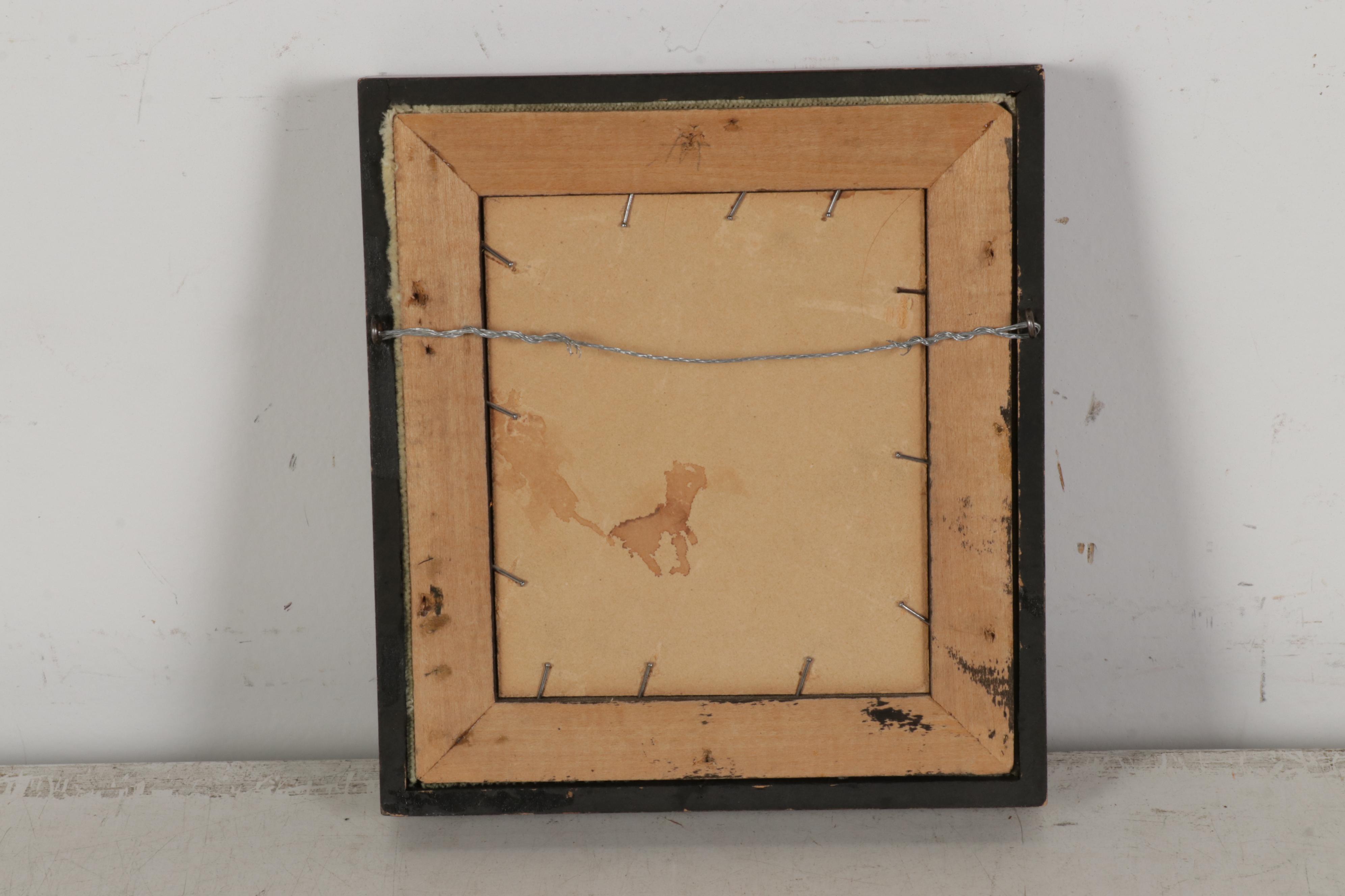 Hand-Painted Porcelain Portrait of Young Woman, Late 19th-Early 20th Century