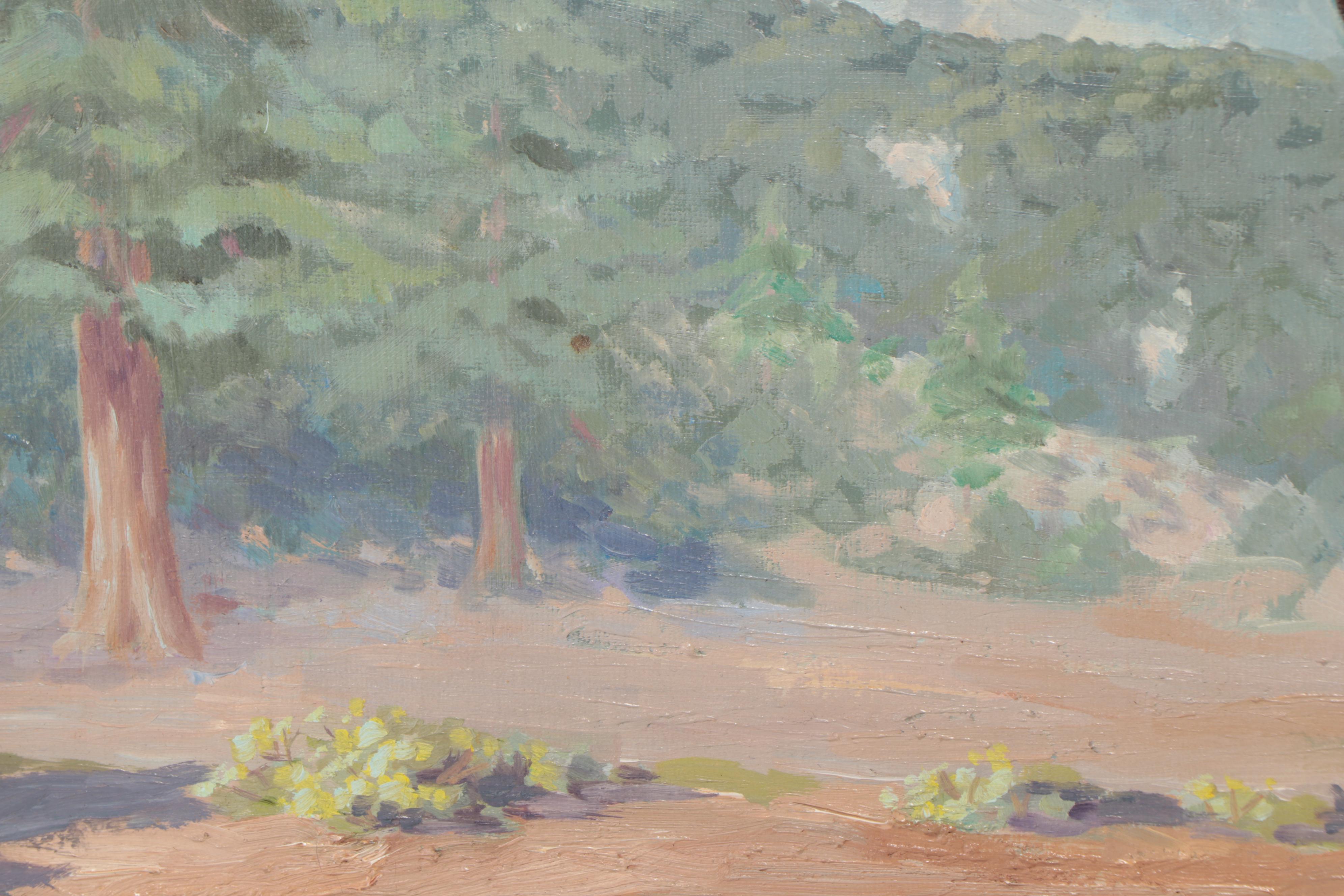 Gladys Brown Edwards Oil Painting of Seal Brown Horse, 1969