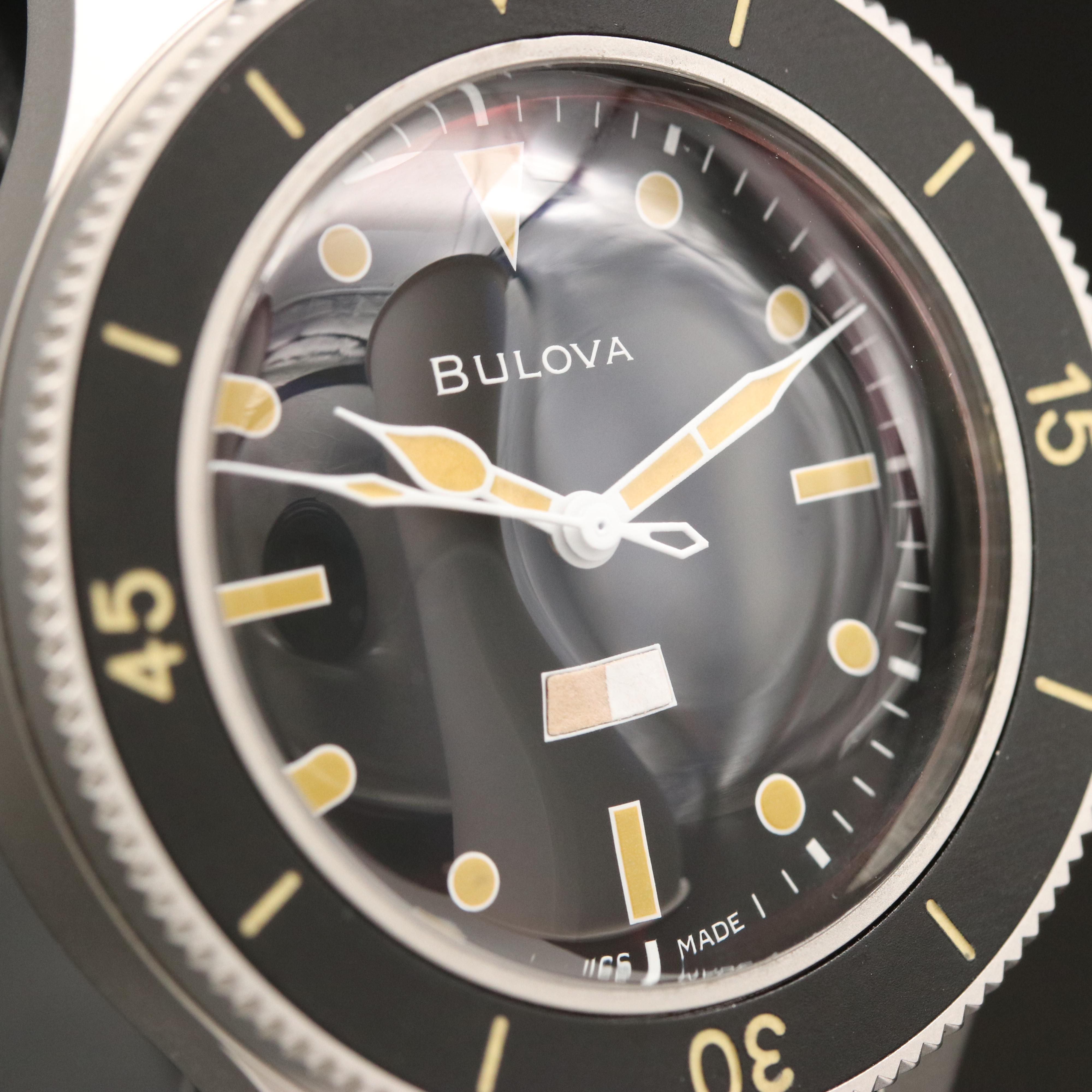Bulova Stainless Steel Limited Edition Military Dive Watch