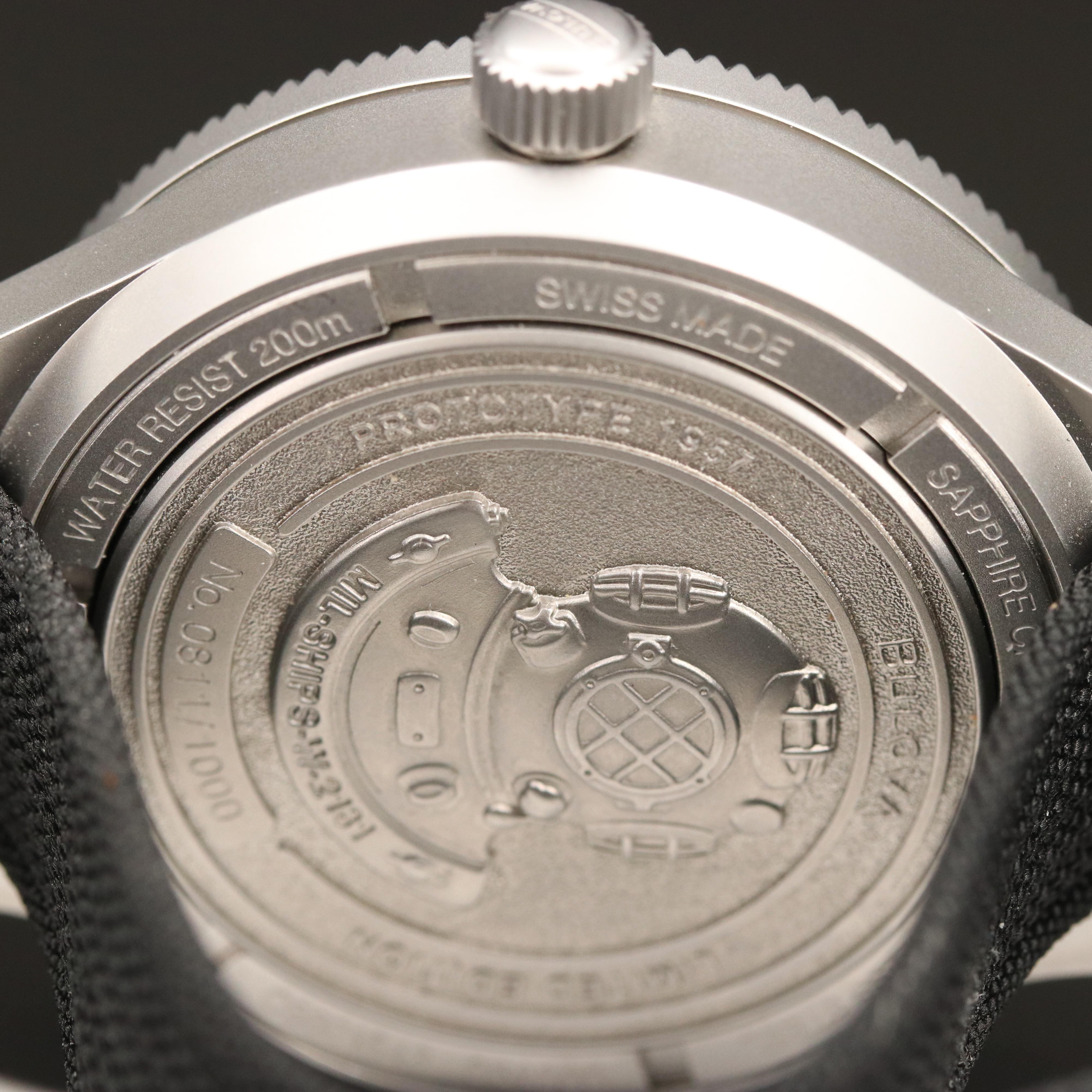 Bulova Stainless Steel Limited Edition Military Dive Watch