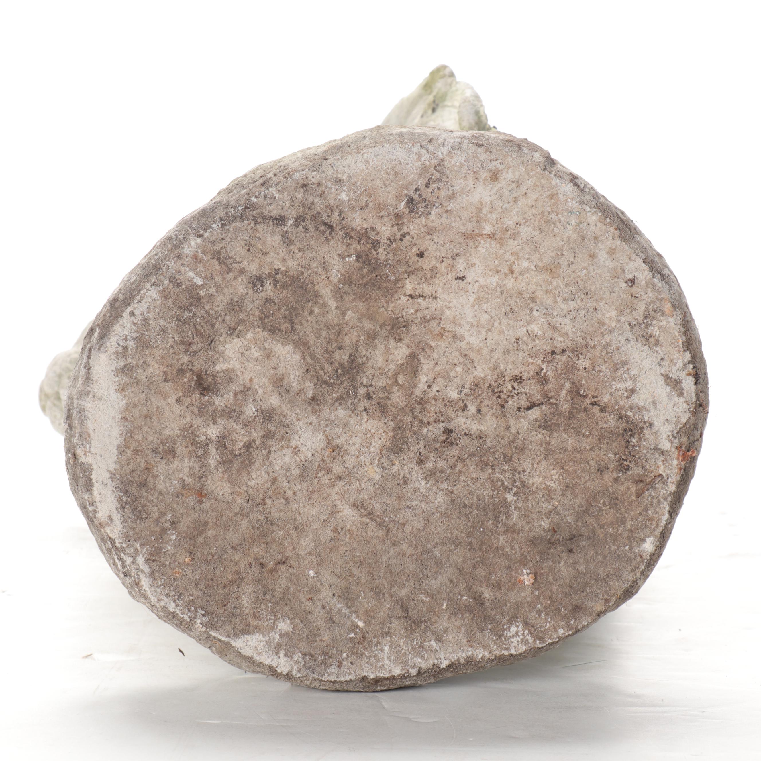 Cast Concrete Angel Cat Garden Statue