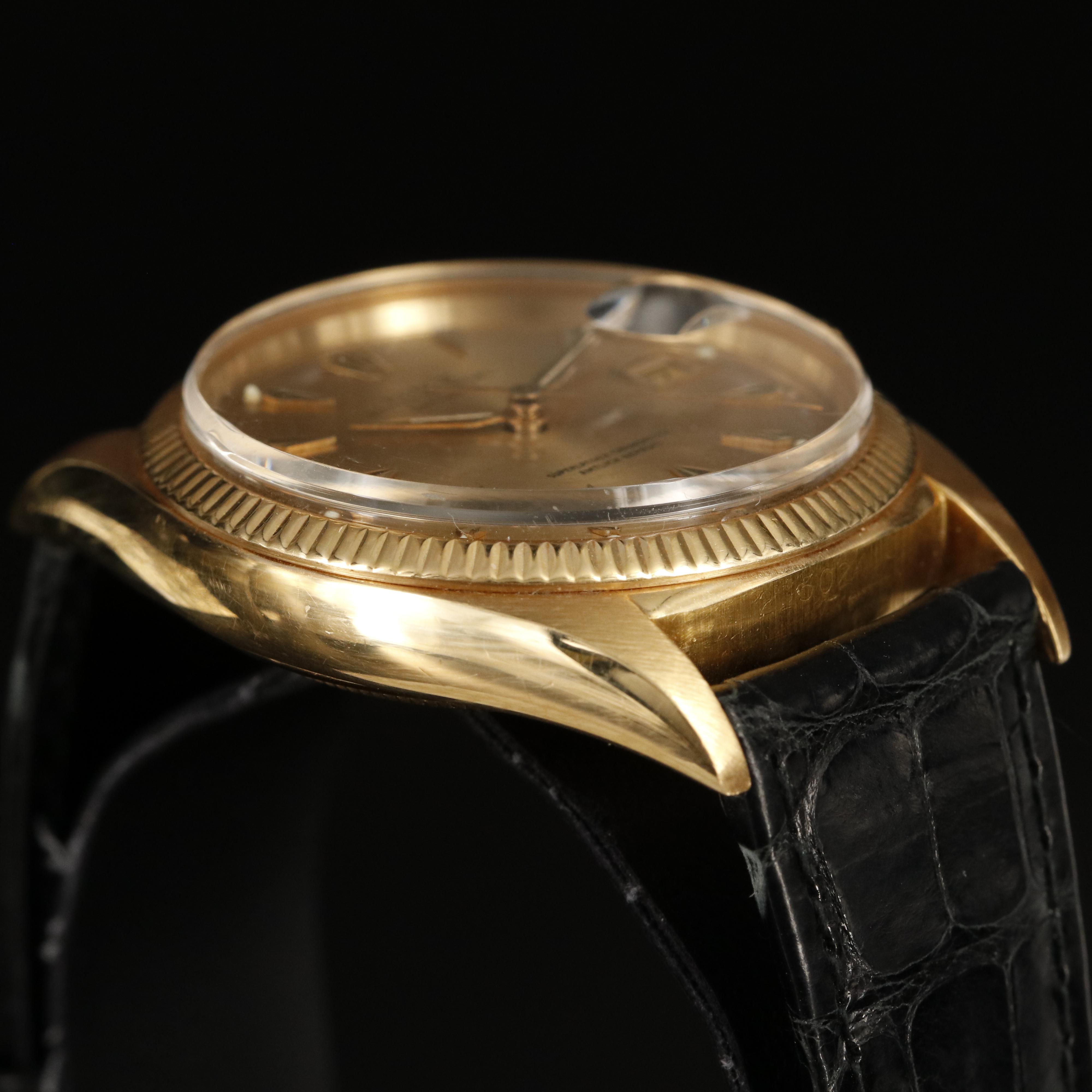 1966 Rolex Oyster Perpetual Datejust 18K Watch