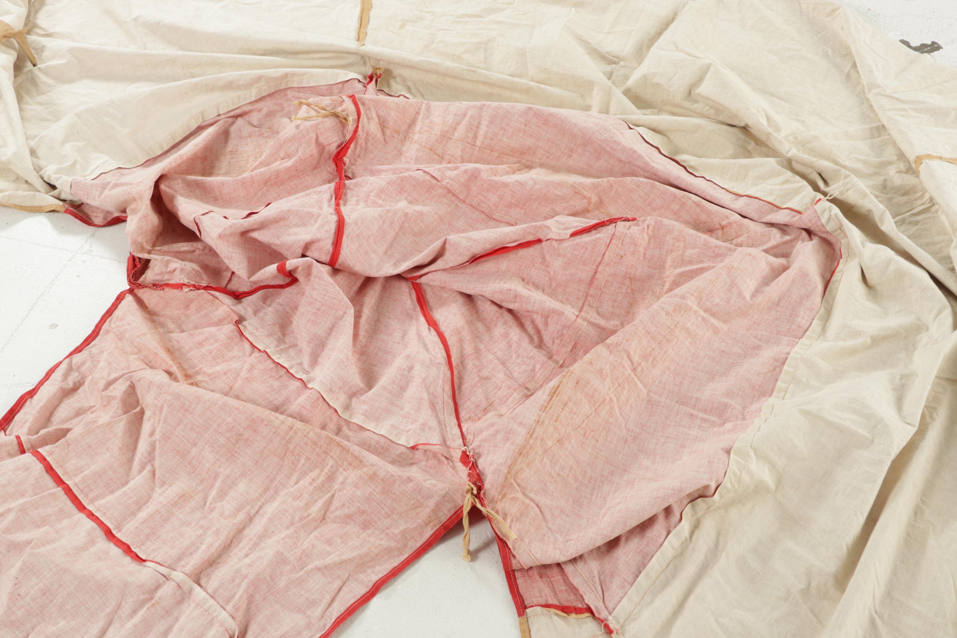 Hettrick "Roy Rogers Frontiers" Canvas Tent, Mid-20th Century