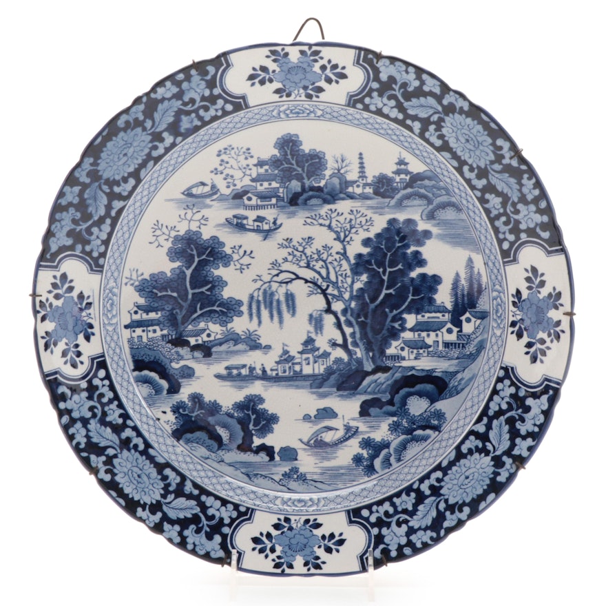 Booths "Ming" Ironstone Decorative Wall Plate