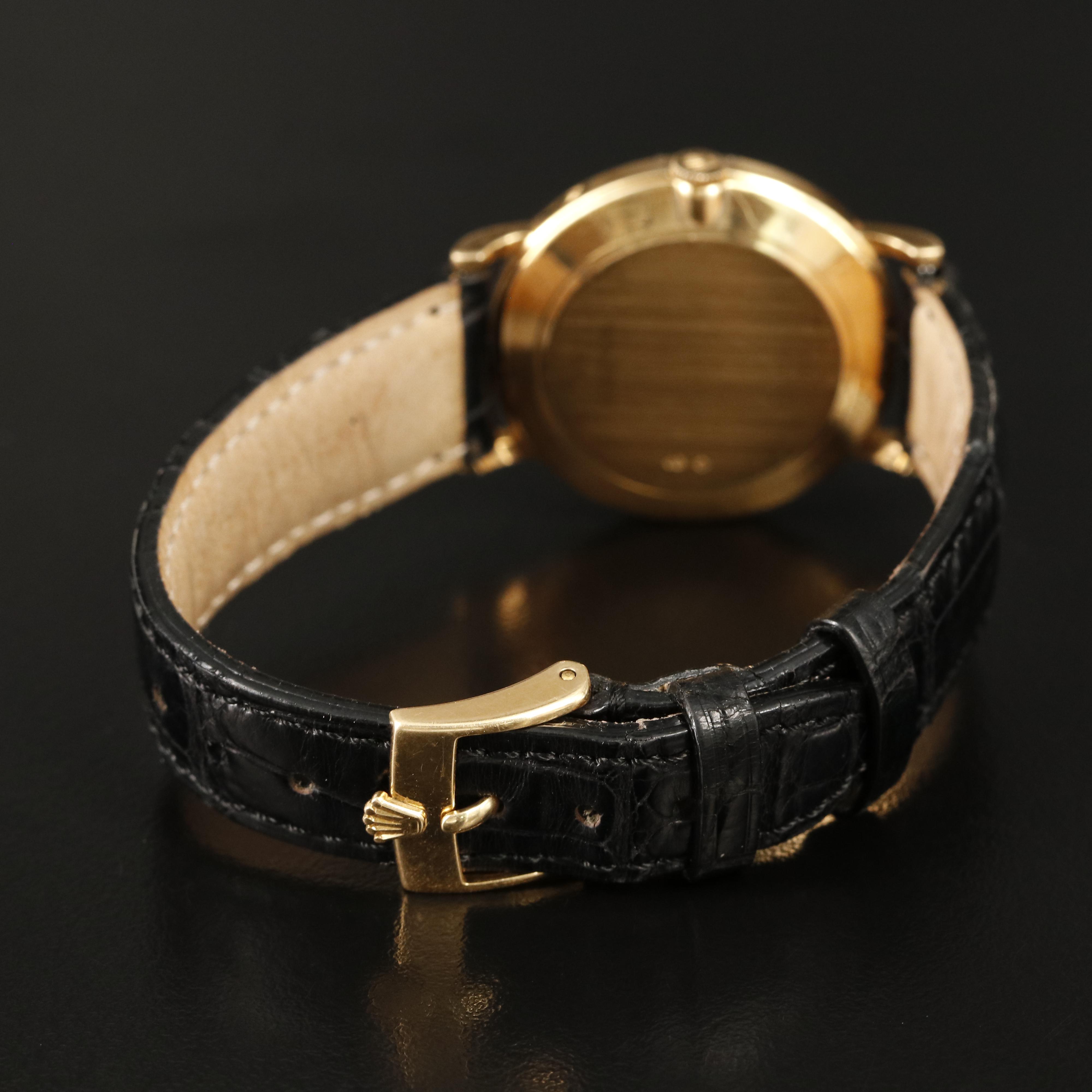 Rolex Cellini 18K Solid Gold with Mother of Pearl Dial Manual Winding Watch