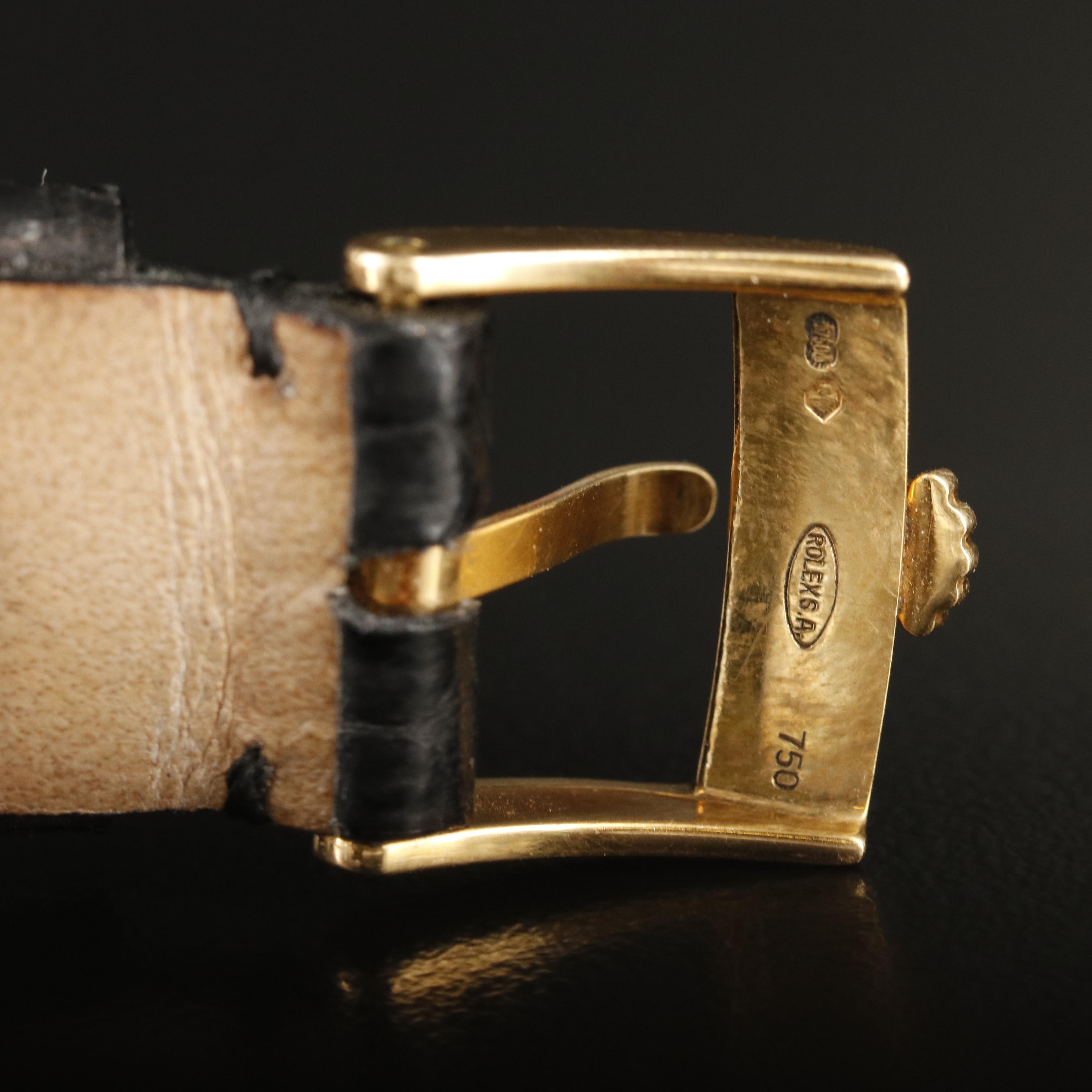 Rolex Cellini 18K Solid Gold with Mother of Pearl Dial Manual Winding Watch