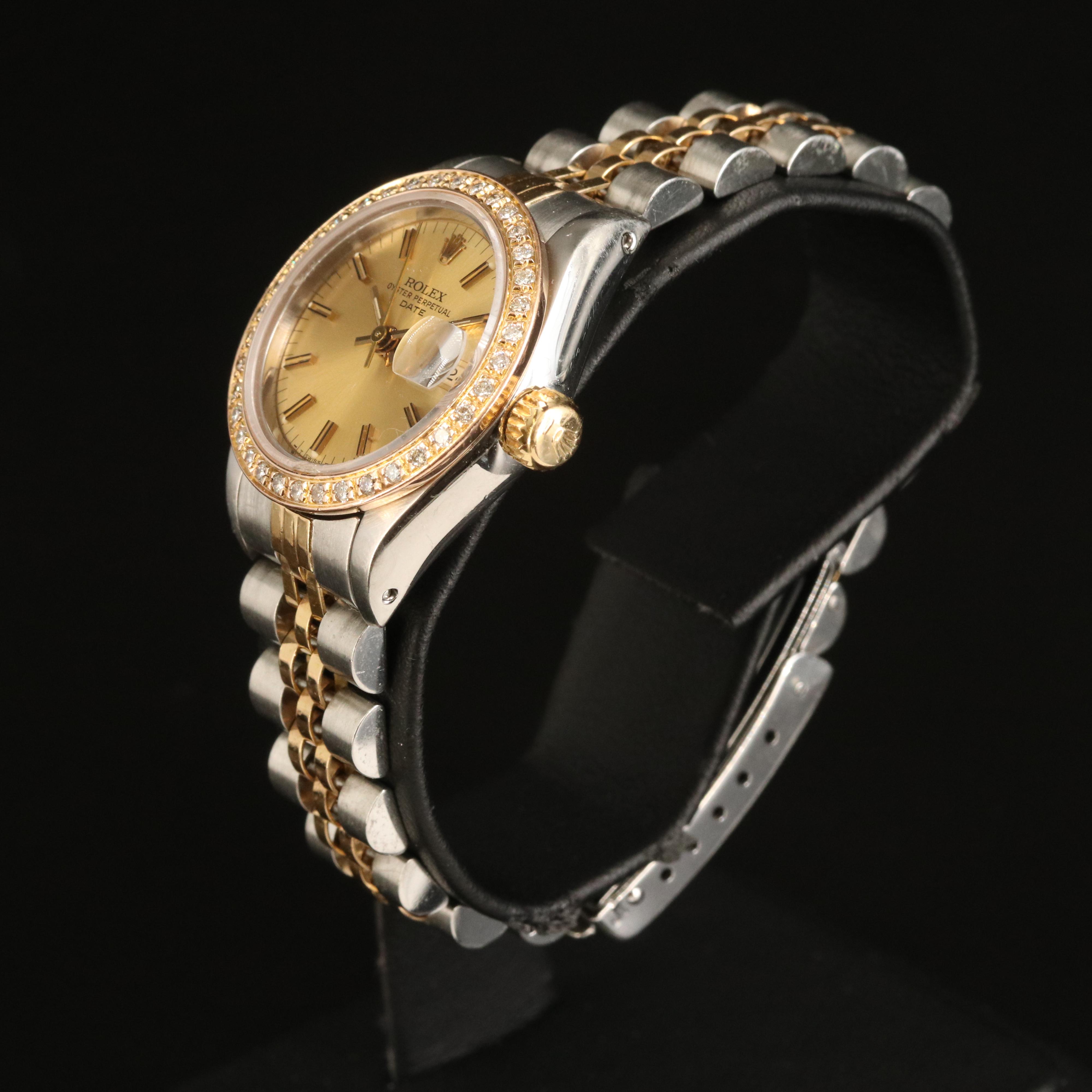 1984 Rolex Datejust Diamond Bezel Watch