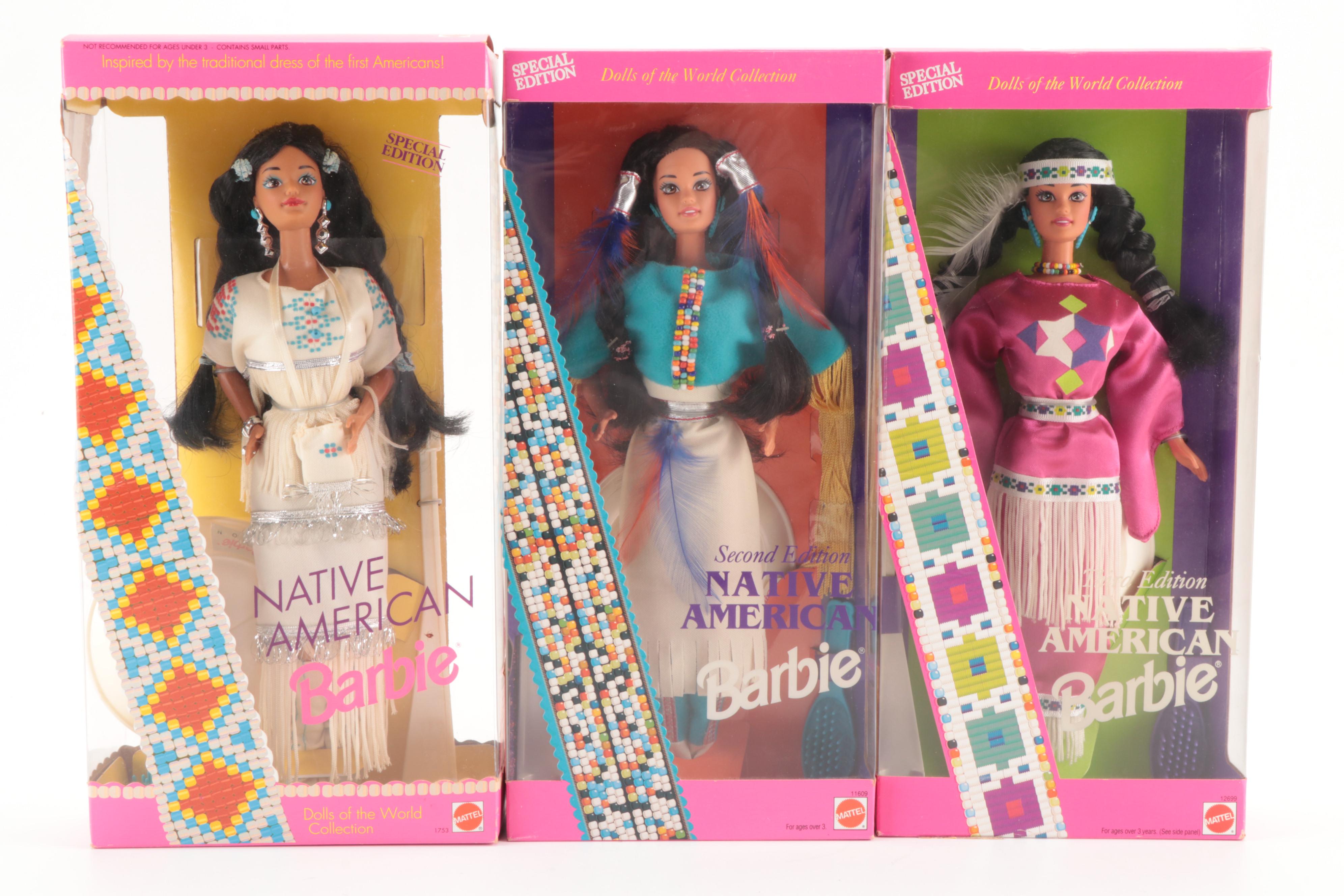Mattel "Dolls of the World Collection" and Other Limited Edition Barbies